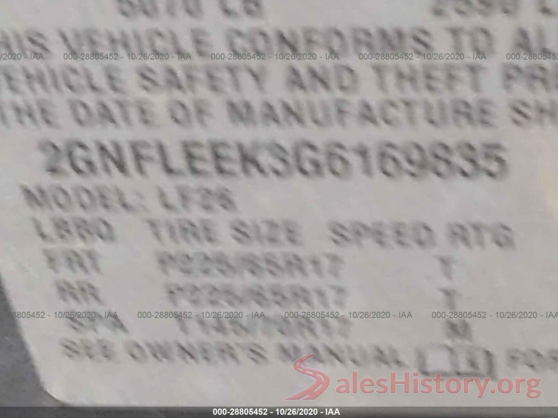 2GNFLEEK3G6169835 2016 CHEVROLET EQUINOX