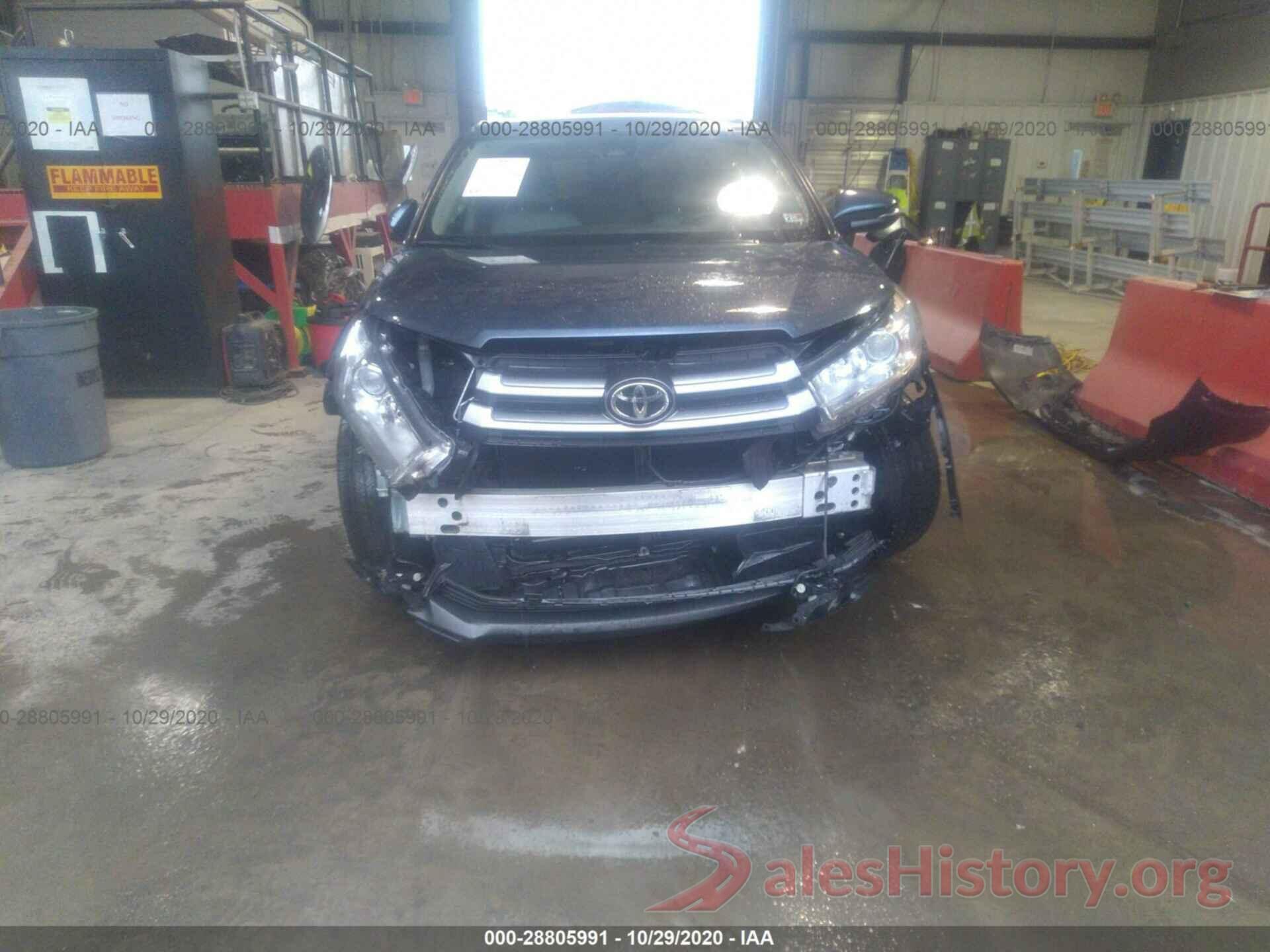 5TDBZRFH5HS399416 2017 TOYOTA HIGHLANDER