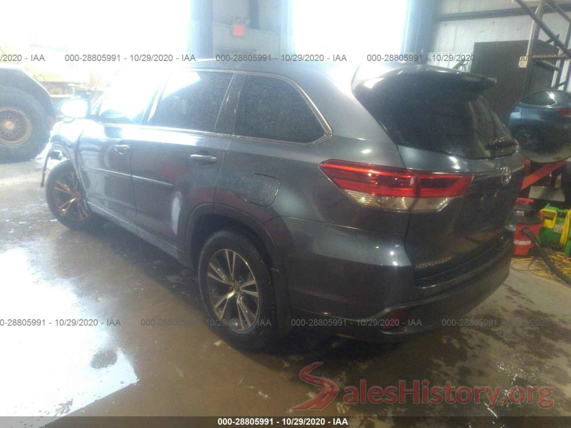 5TDBZRFH5HS399416 2017 TOYOTA HIGHLANDER