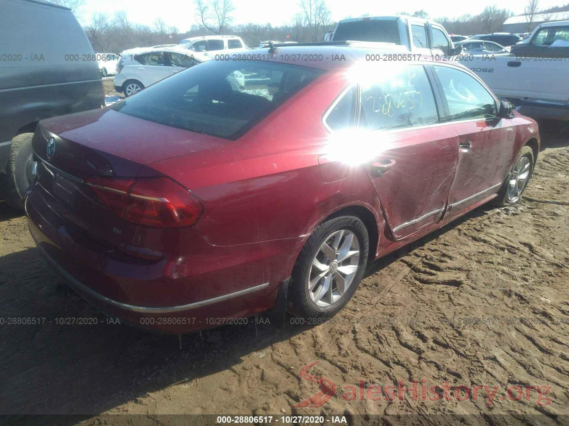 1VWAS7A30GC014888 2016 VOLKSWAGEN PASSAT