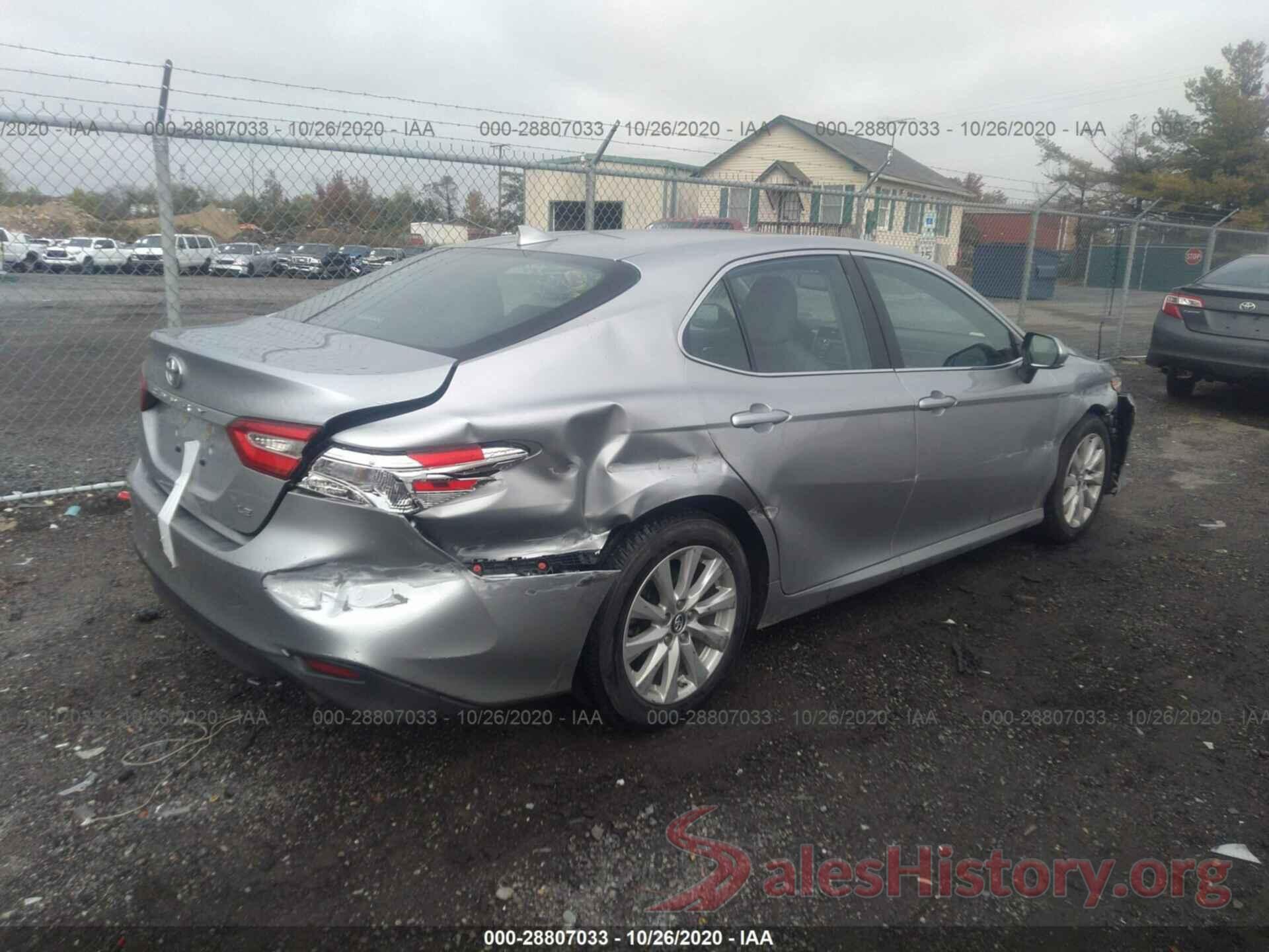 4T1B11HK3KU287259 2019 TOYOTA CAMRY