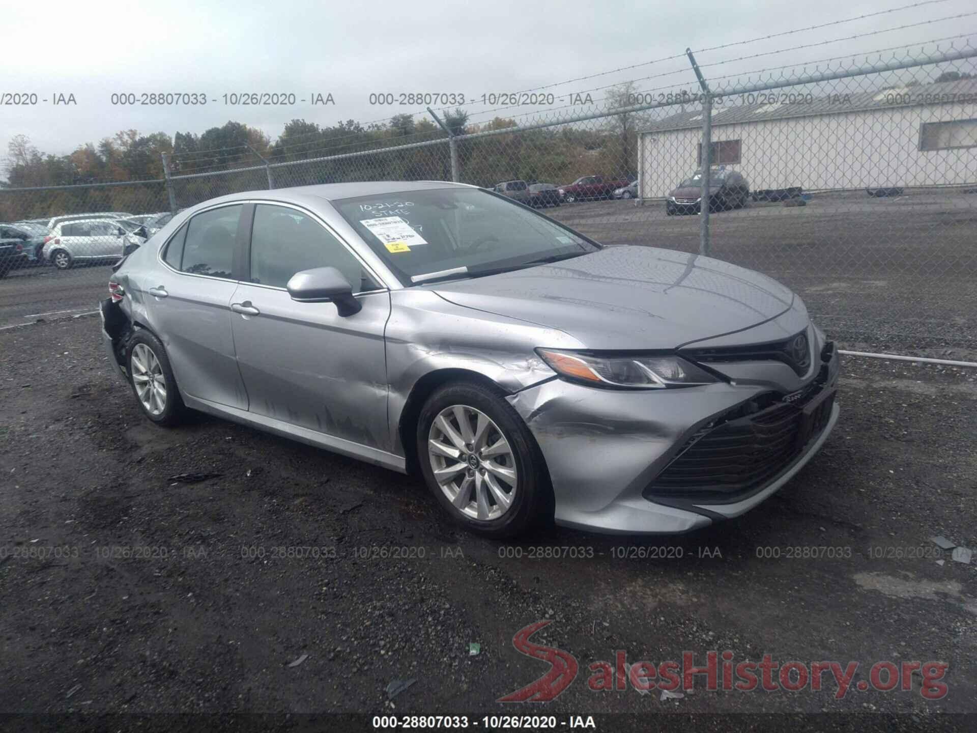 4T1B11HK3KU287259 2019 TOYOTA CAMRY