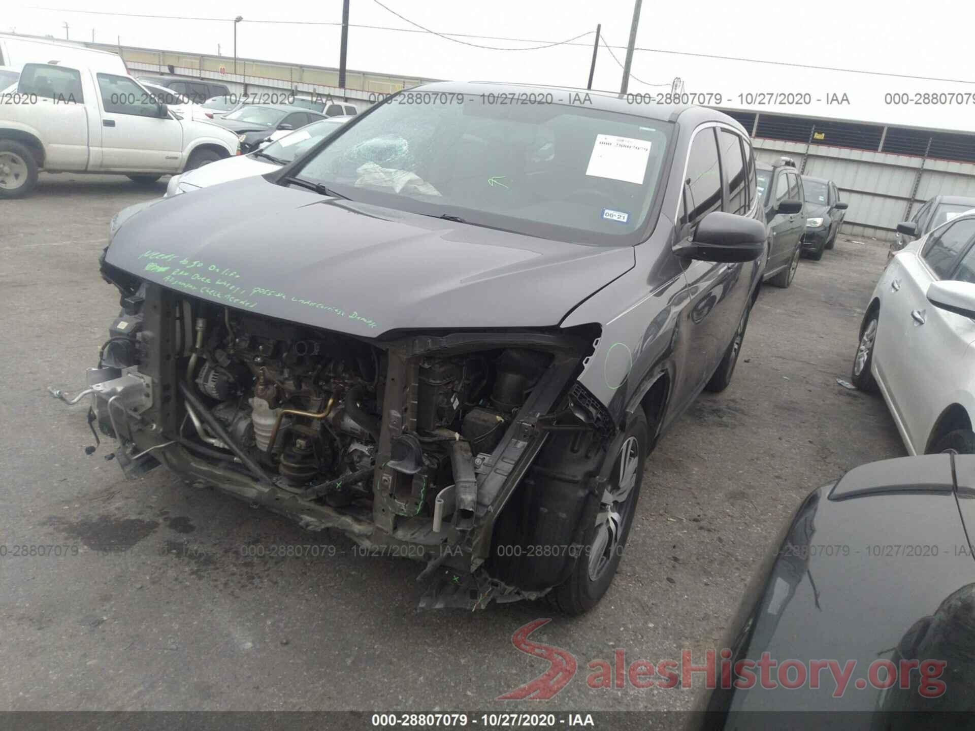 5FNYF6H53HB093307 2017 HONDA PILOT