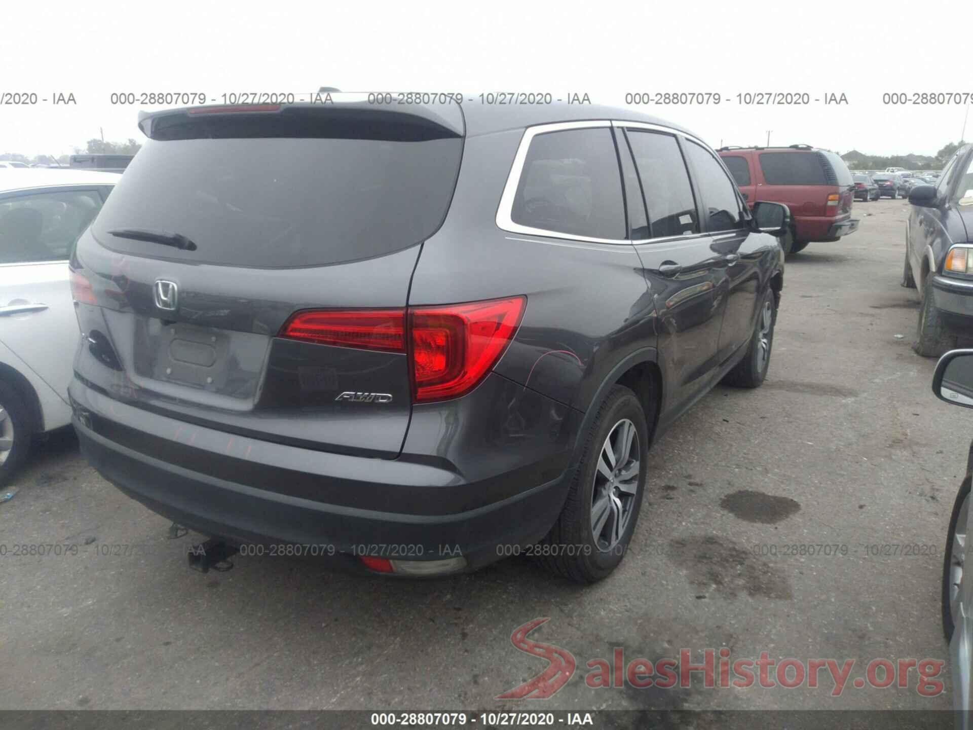 5FNYF6H53HB093307 2017 HONDA PILOT