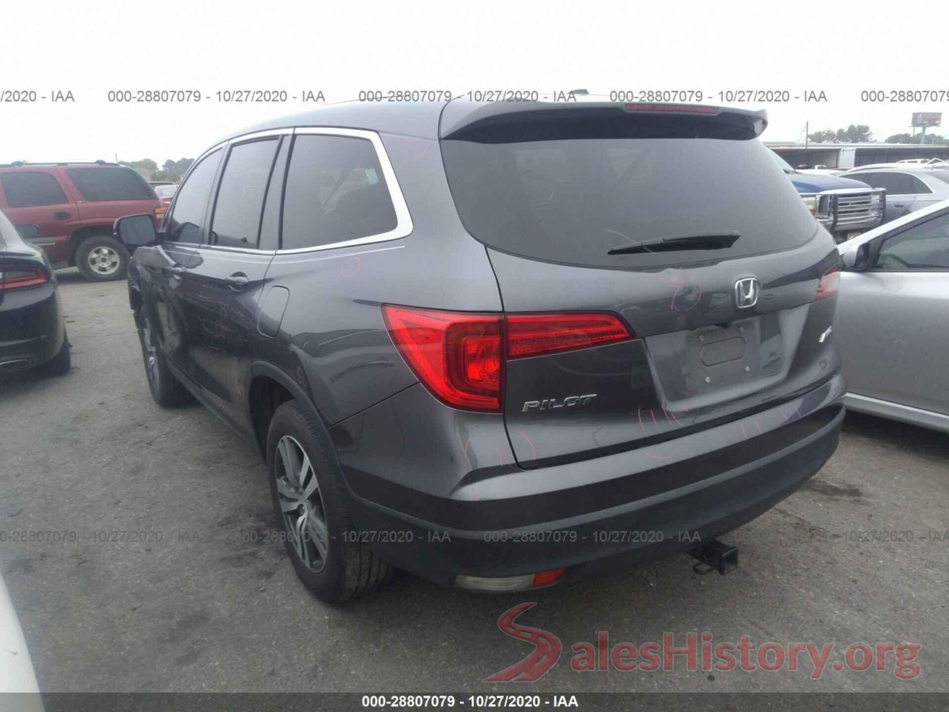 5FNYF6H53HB093307 2017 HONDA PILOT