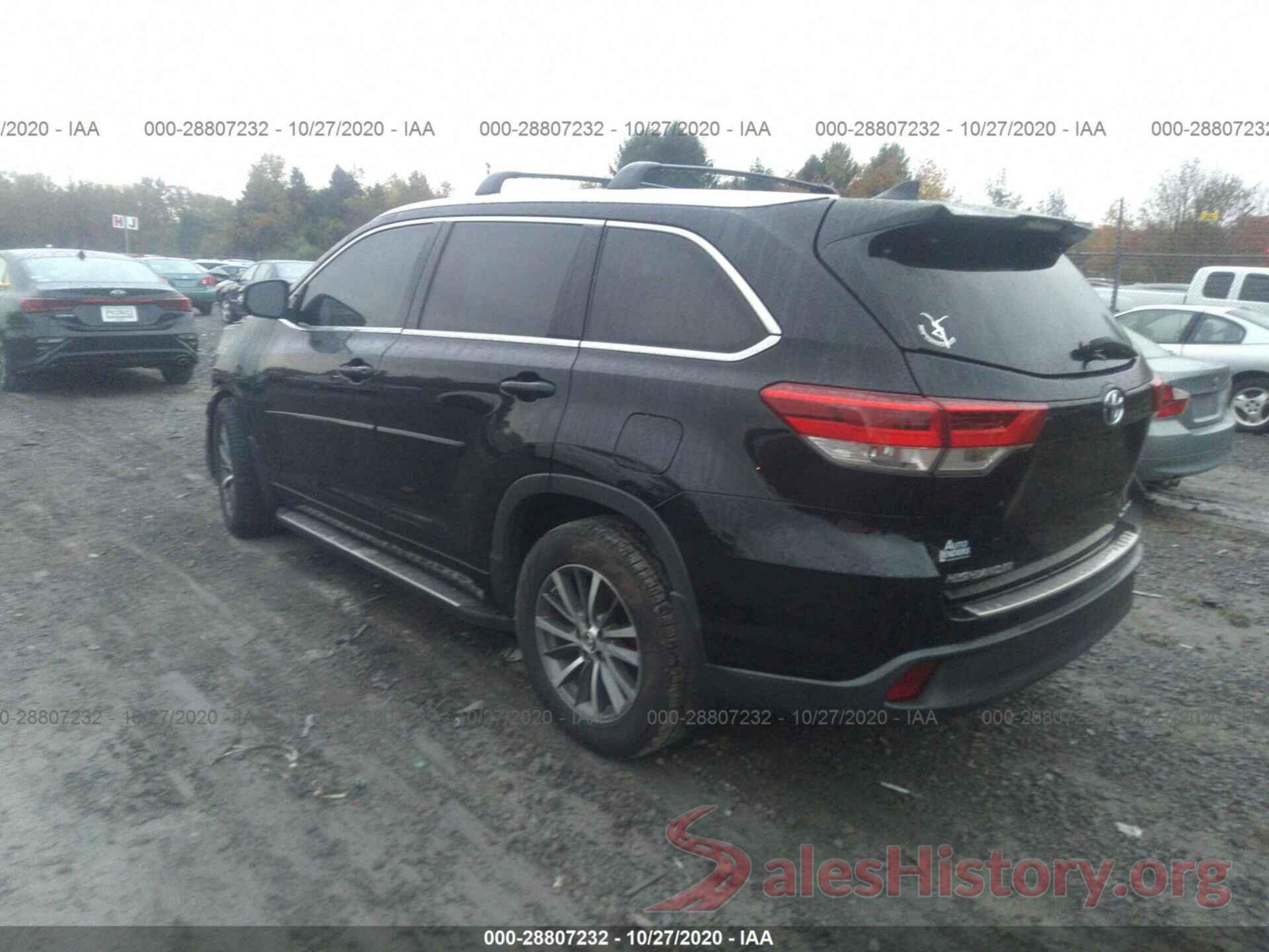 5TDJZRFH1HS378848 2017 TOYOTA HIGHLANDER