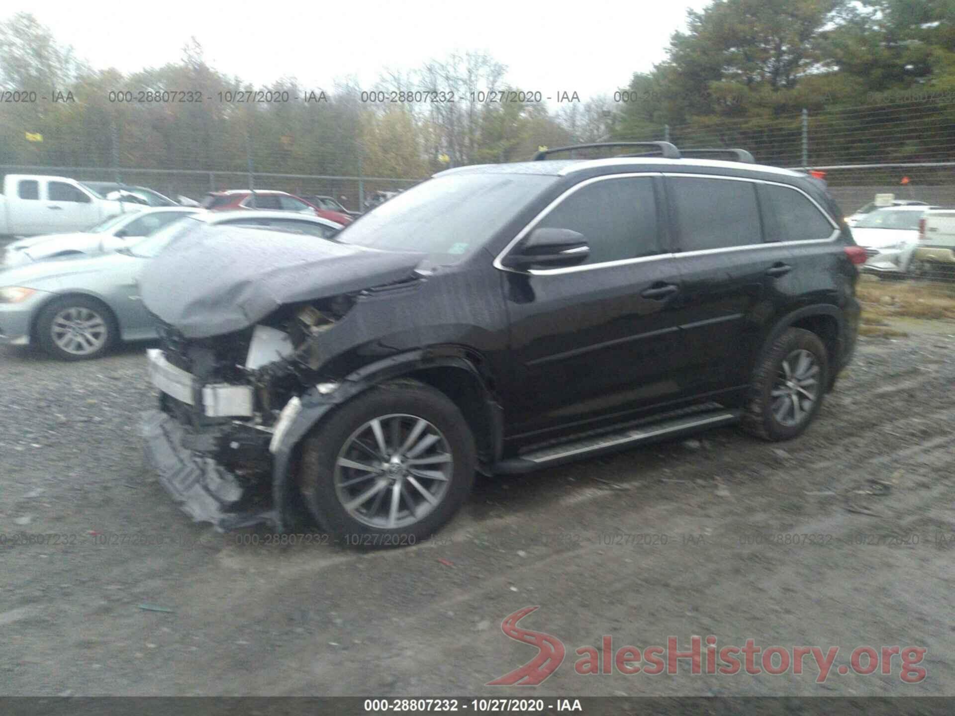 5TDJZRFH1HS378848 2017 TOYOTA HIGHLANDER