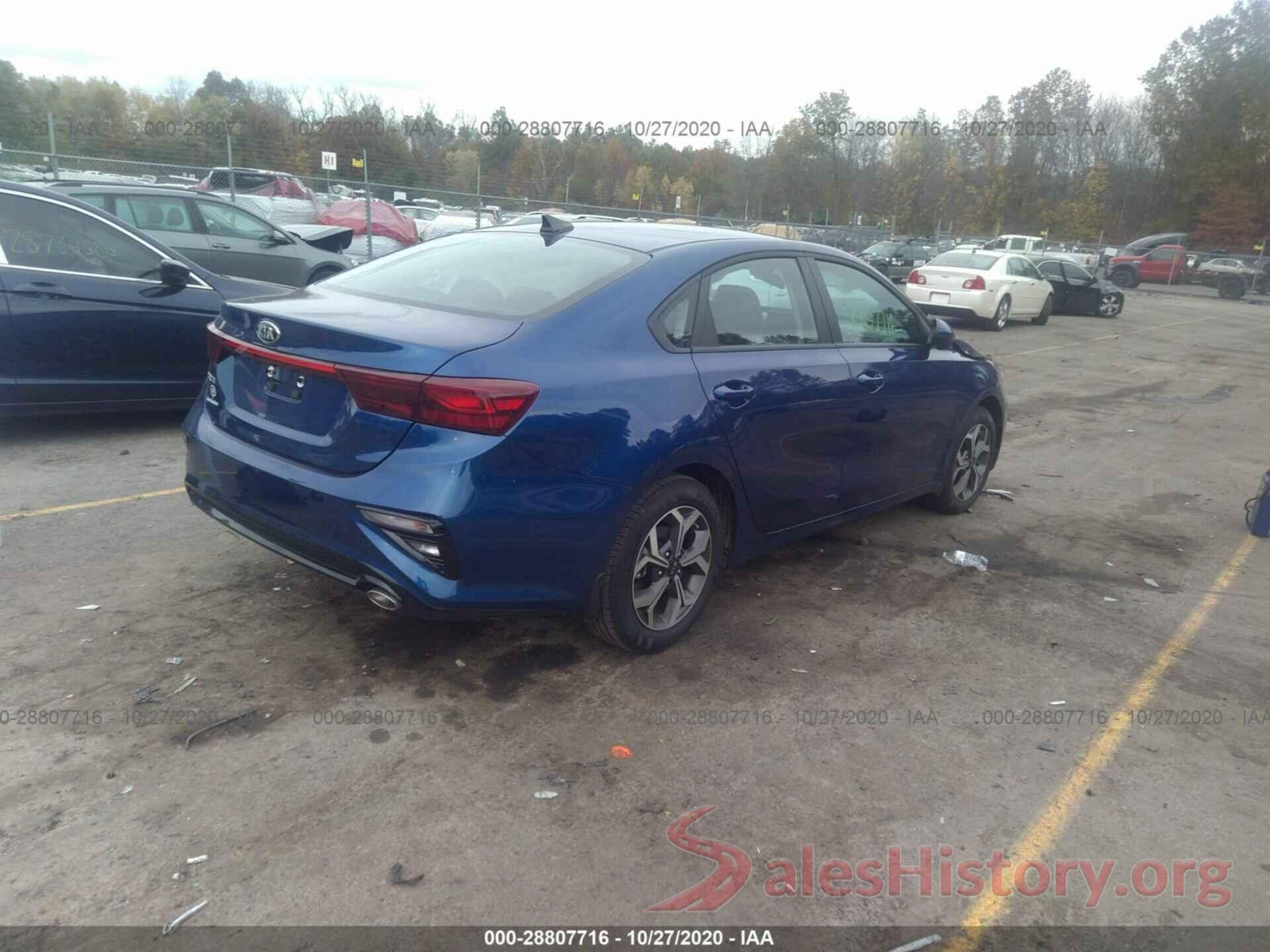 3KPF24AD3LE179000 2020 KIA FORTE