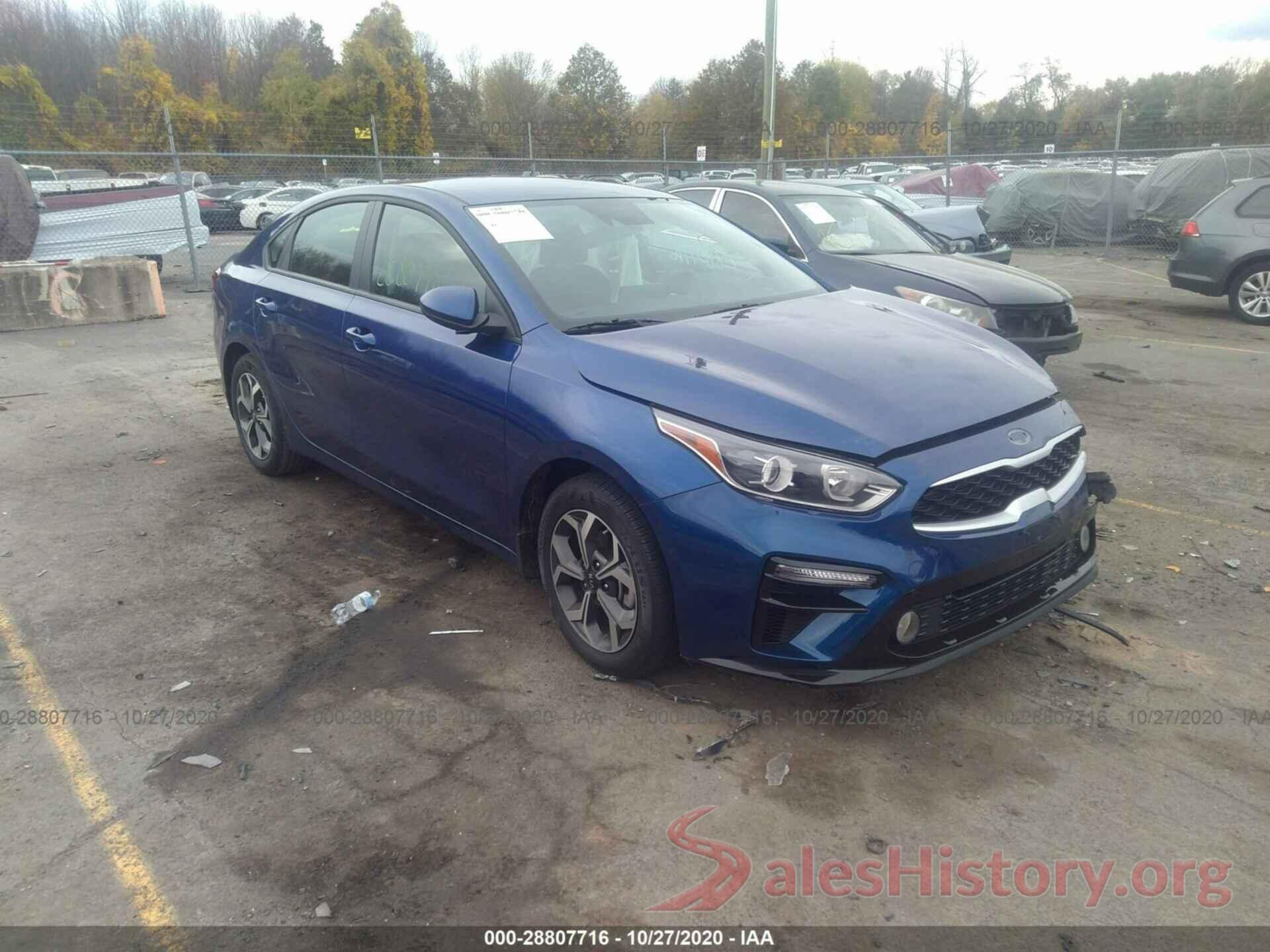 3KPF24AD3LE179000 2020 KIA FORTE