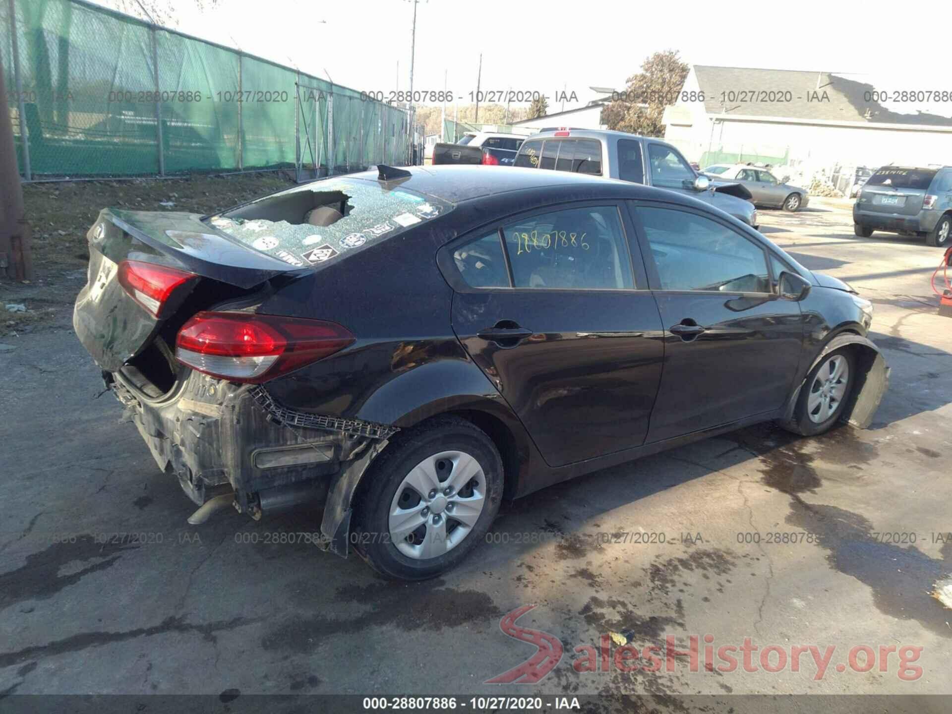 3KPFL4A73JE212047 2018 KIA FORTE