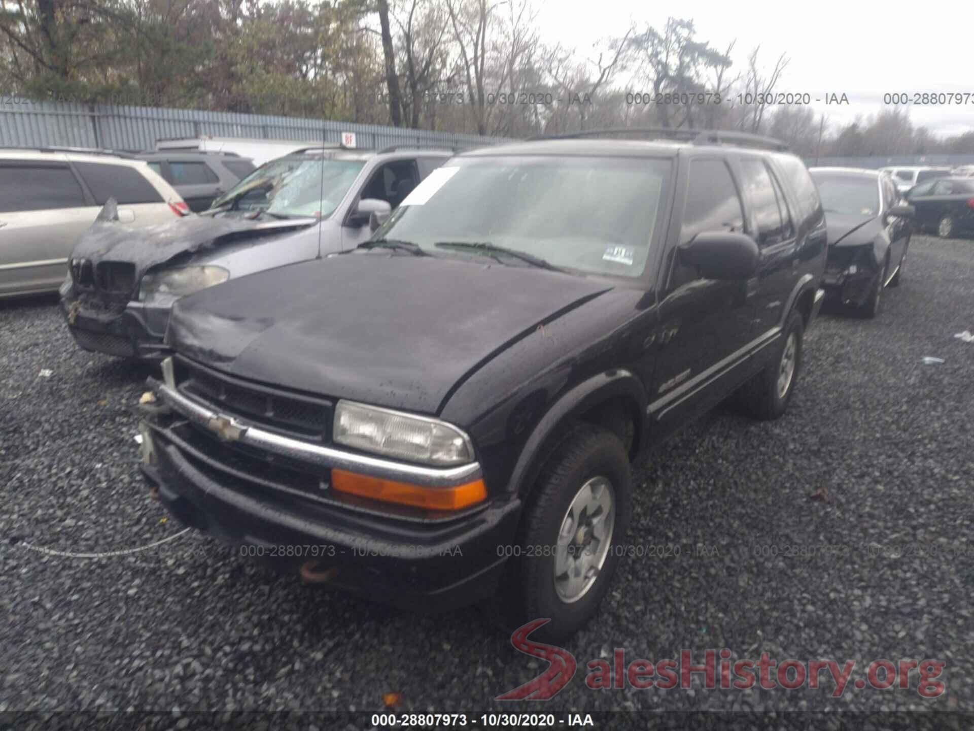 1GNDT13W92K208360 2002 CHEVROLET BLAZER