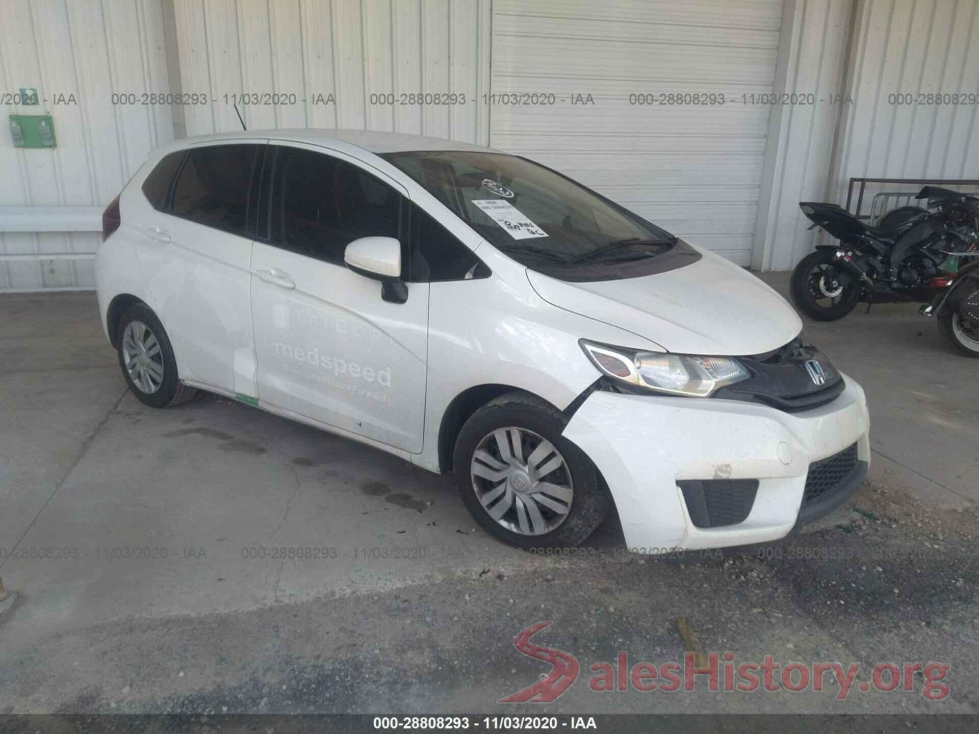 JHMGK5H5XGX031617 2016 HONDA FIT