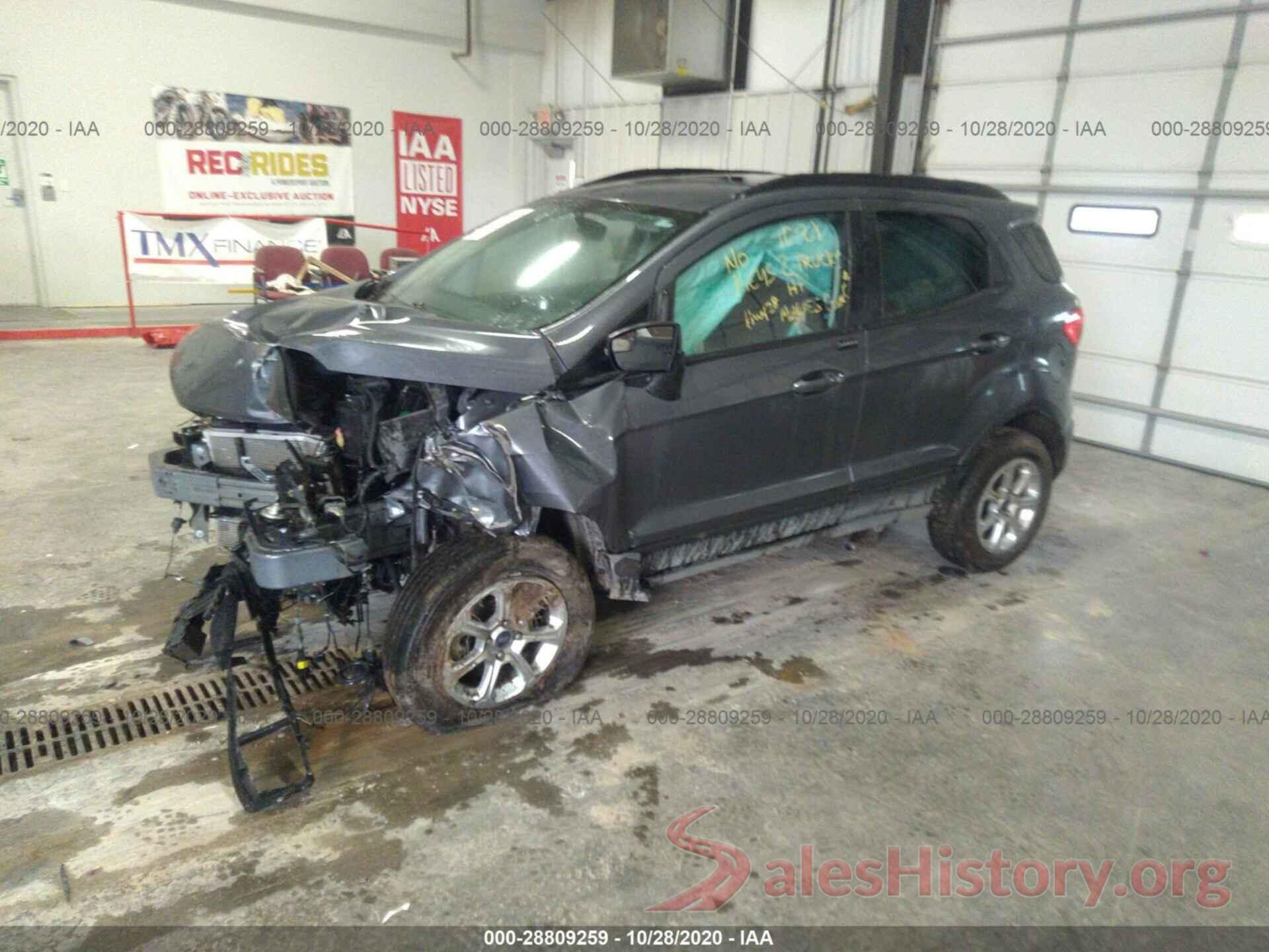 MAJ6S3GL9KC290140 2019 FORD ECOSPORT