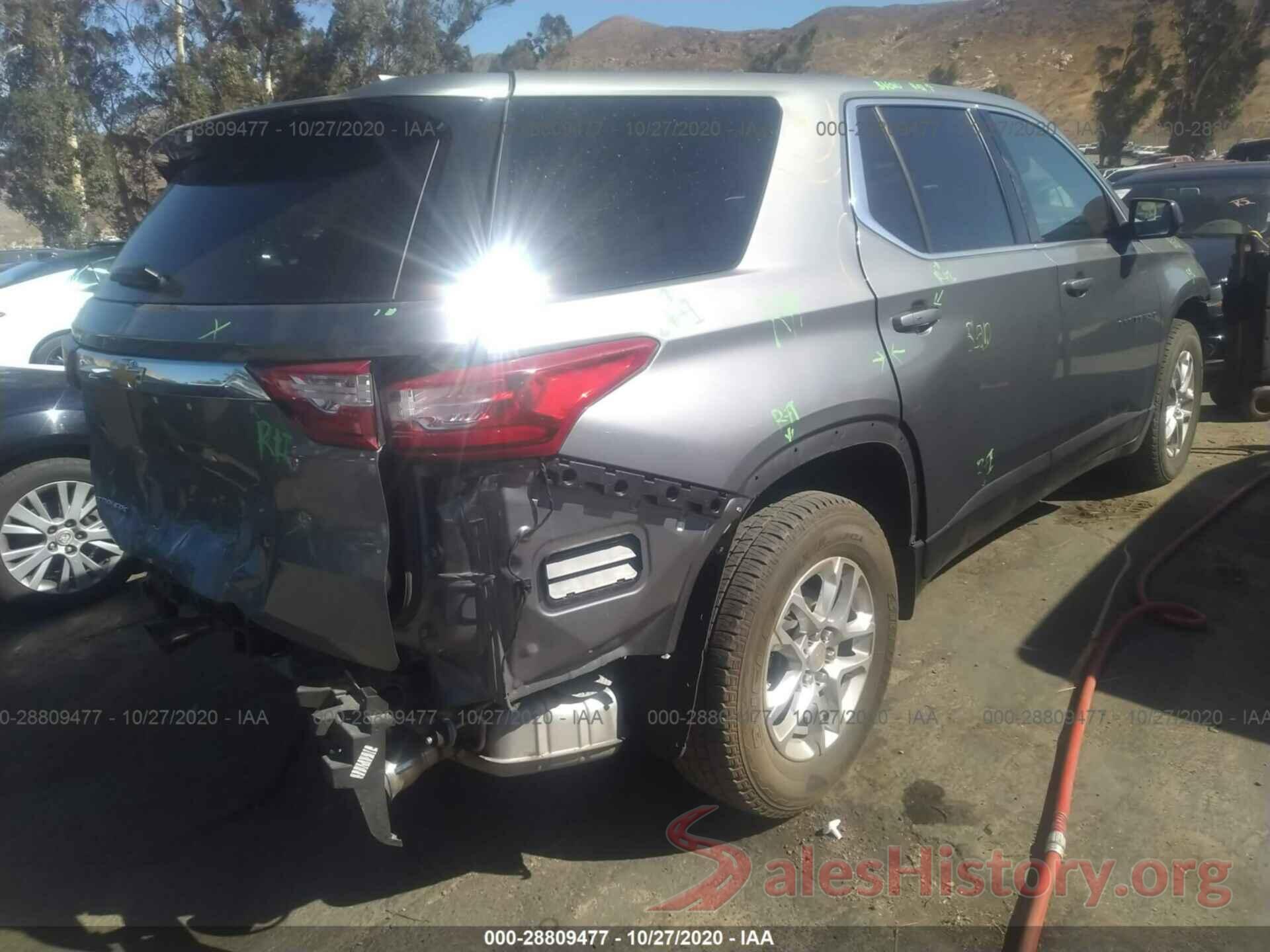 1GNERFKW8KJ221480 2019 CHEVROLET TRAVERSE