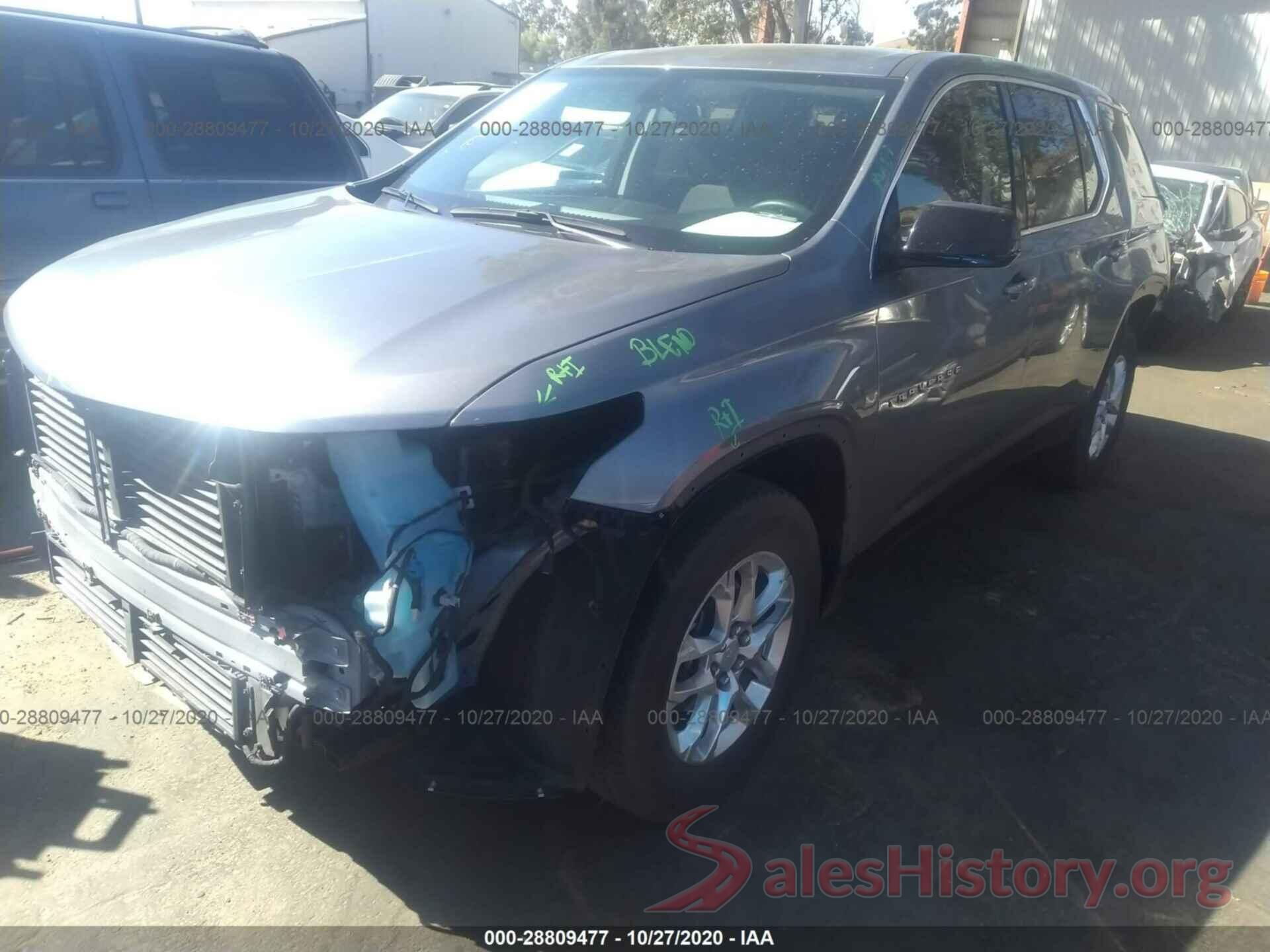 1GNERFKW8KJ221480 2019 CHEVROLET TRAVERSE