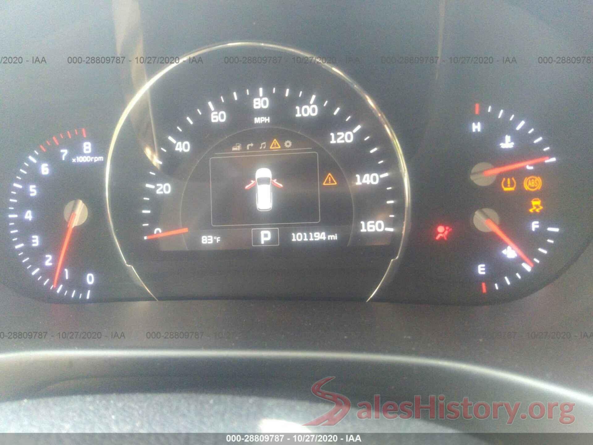 5XYPH4A59GG153442 2016 KIA SORENTO