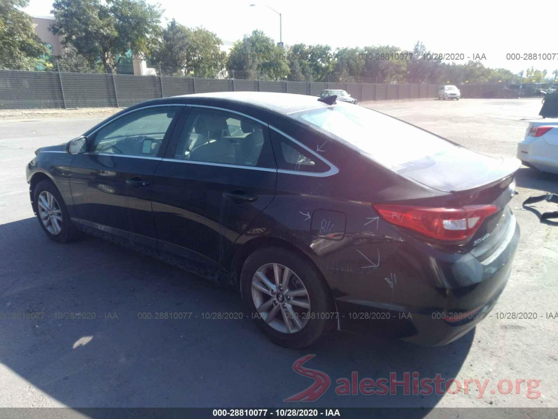 5NPE24AF5GH364485 2016 HYUNDAI SONATA