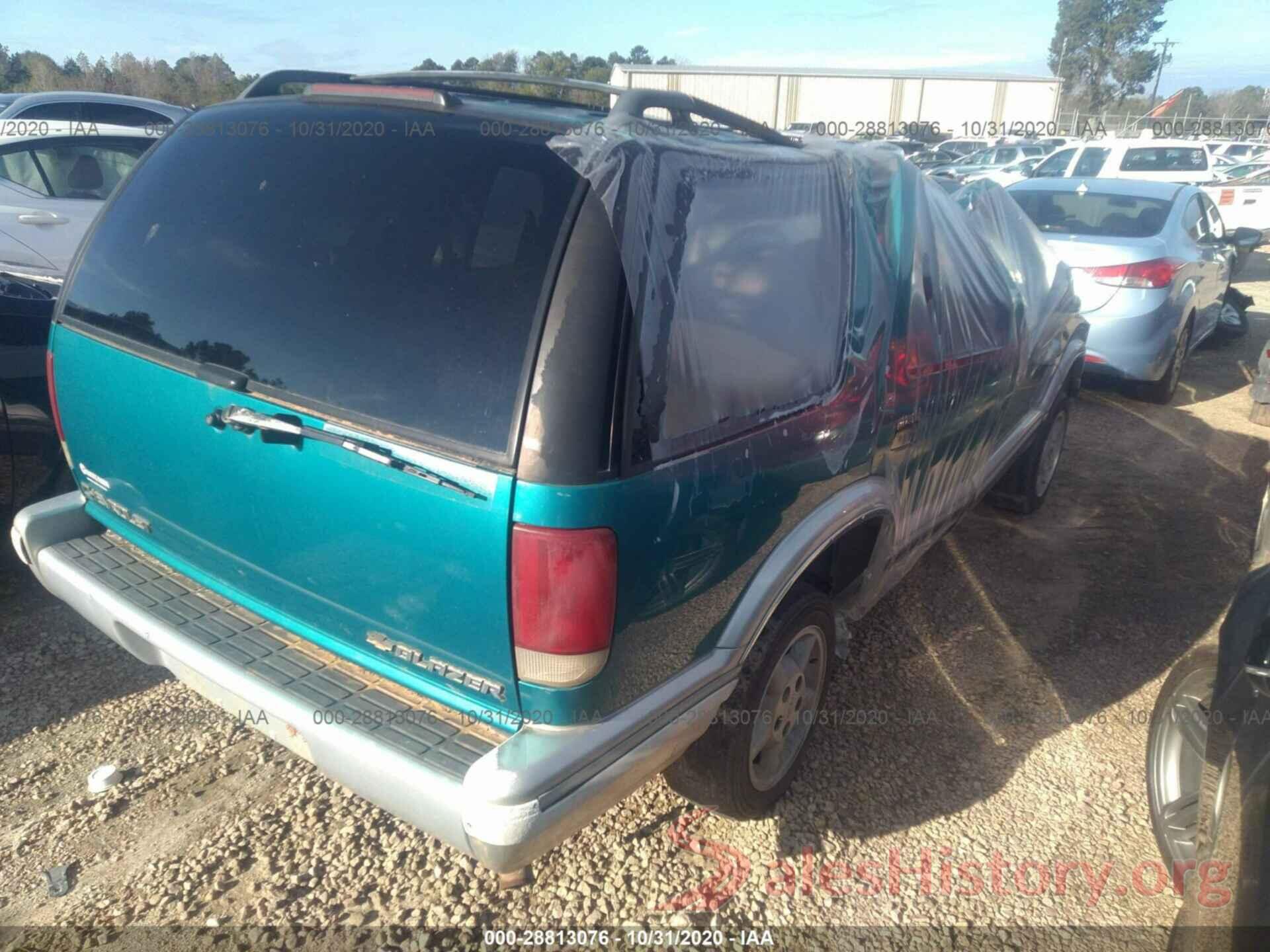 1GNDT13W3S2247980 1995 CHEVROLET BLAZER