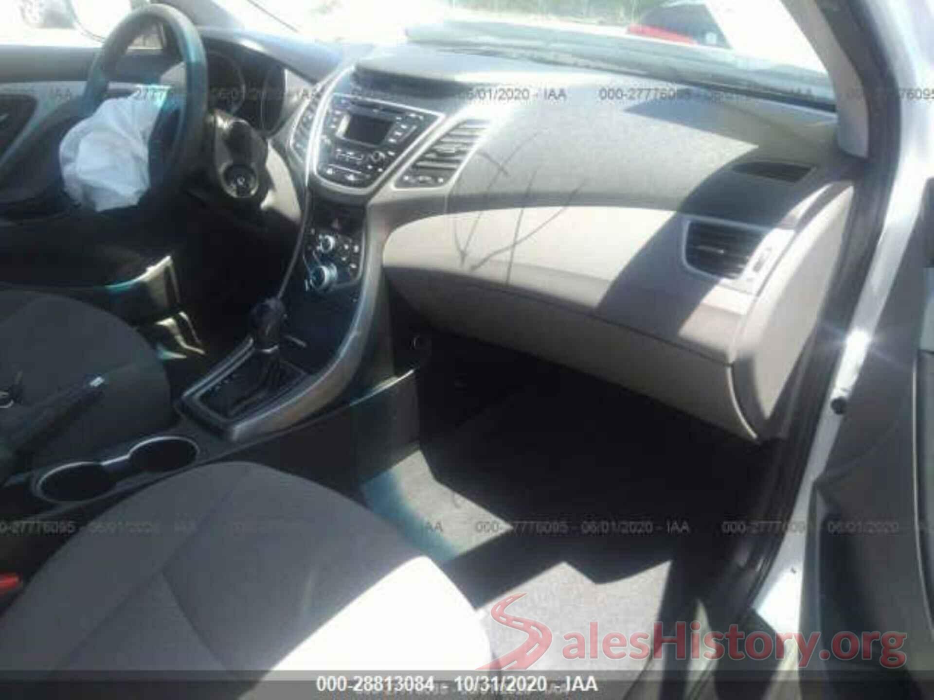 5NPDH4AE9GH680487 2016 HYUNDAI ELANTRA