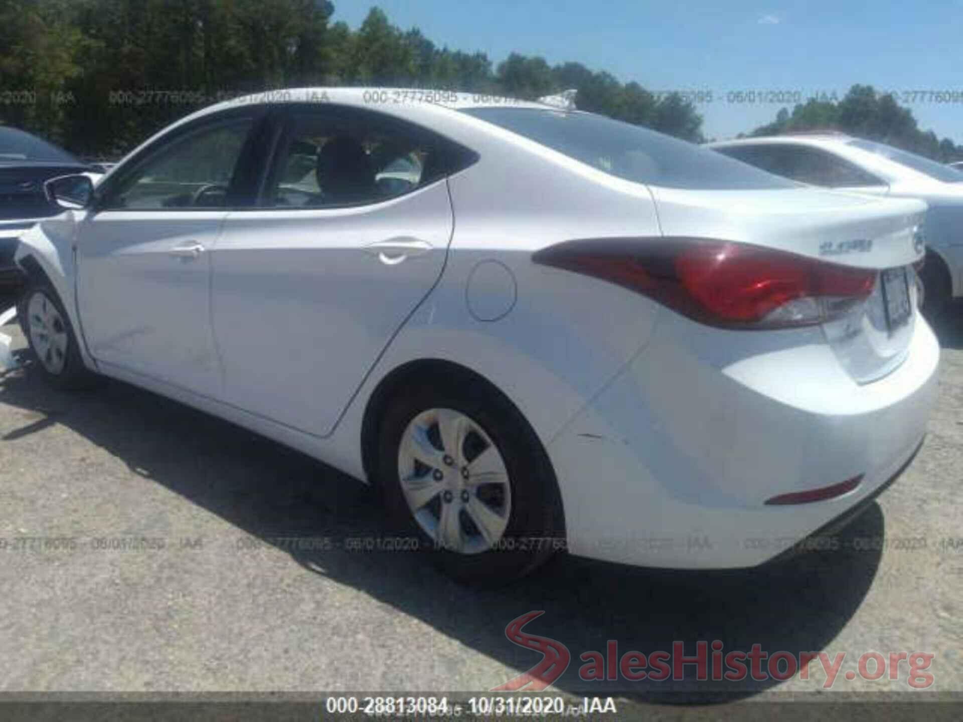 5NPDH4AE9GH680487 2016 HYUNDAI ELANTRA