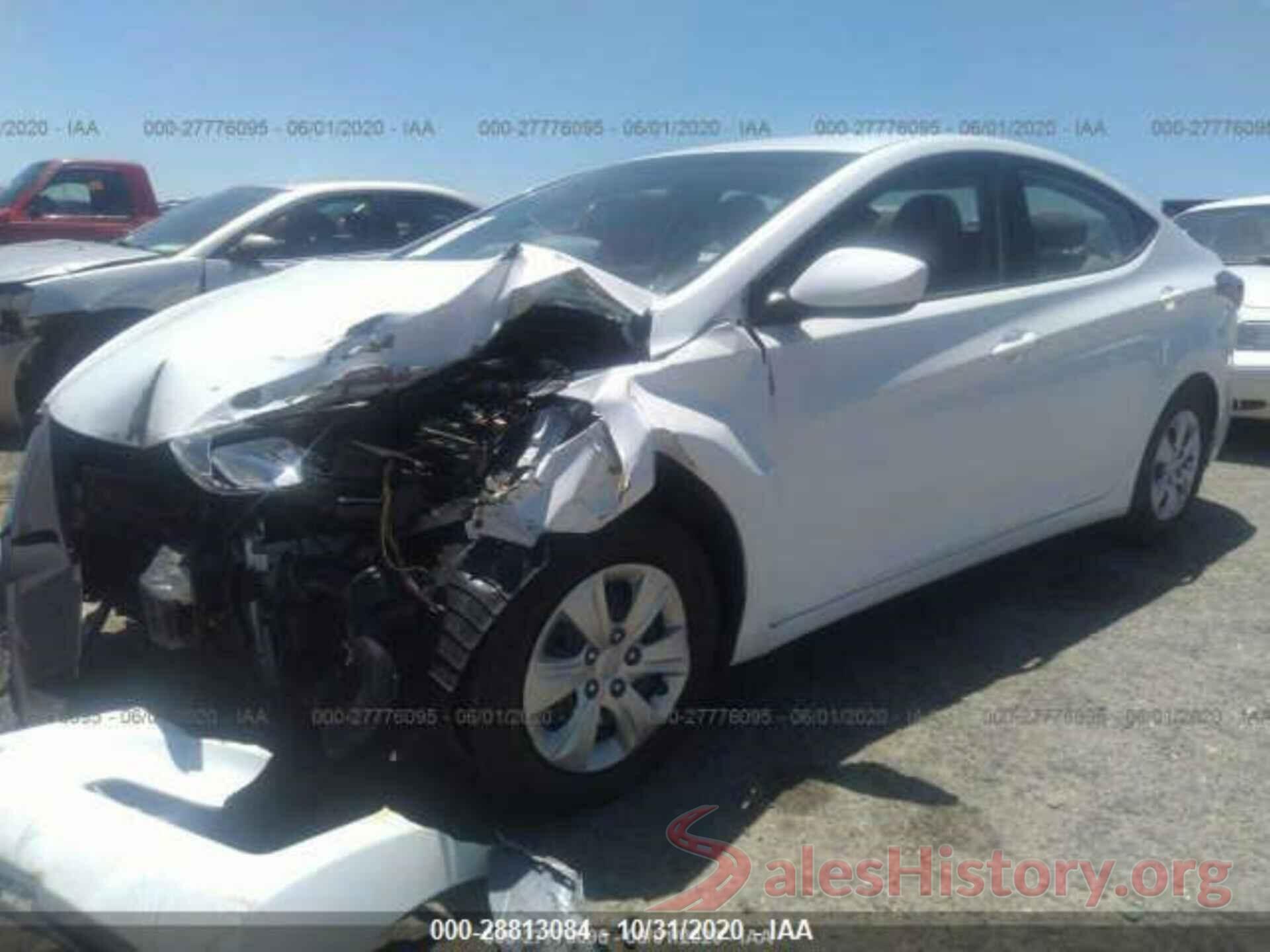 5NPDH4AE9GH680487 2016 HYUNDAI ELANTRA