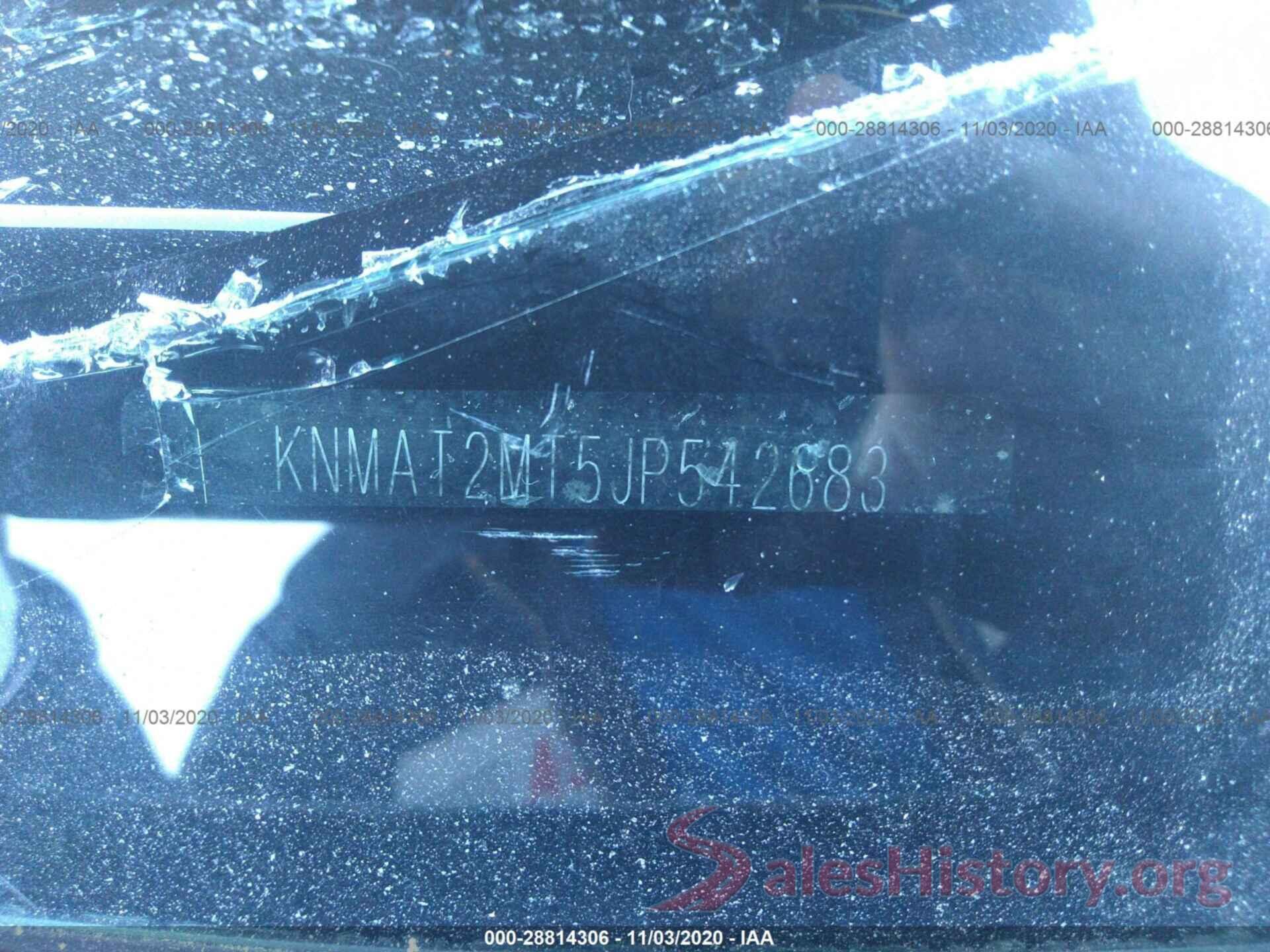 KNMAT2MT5JP542683 2018 NISSAN ROGUE