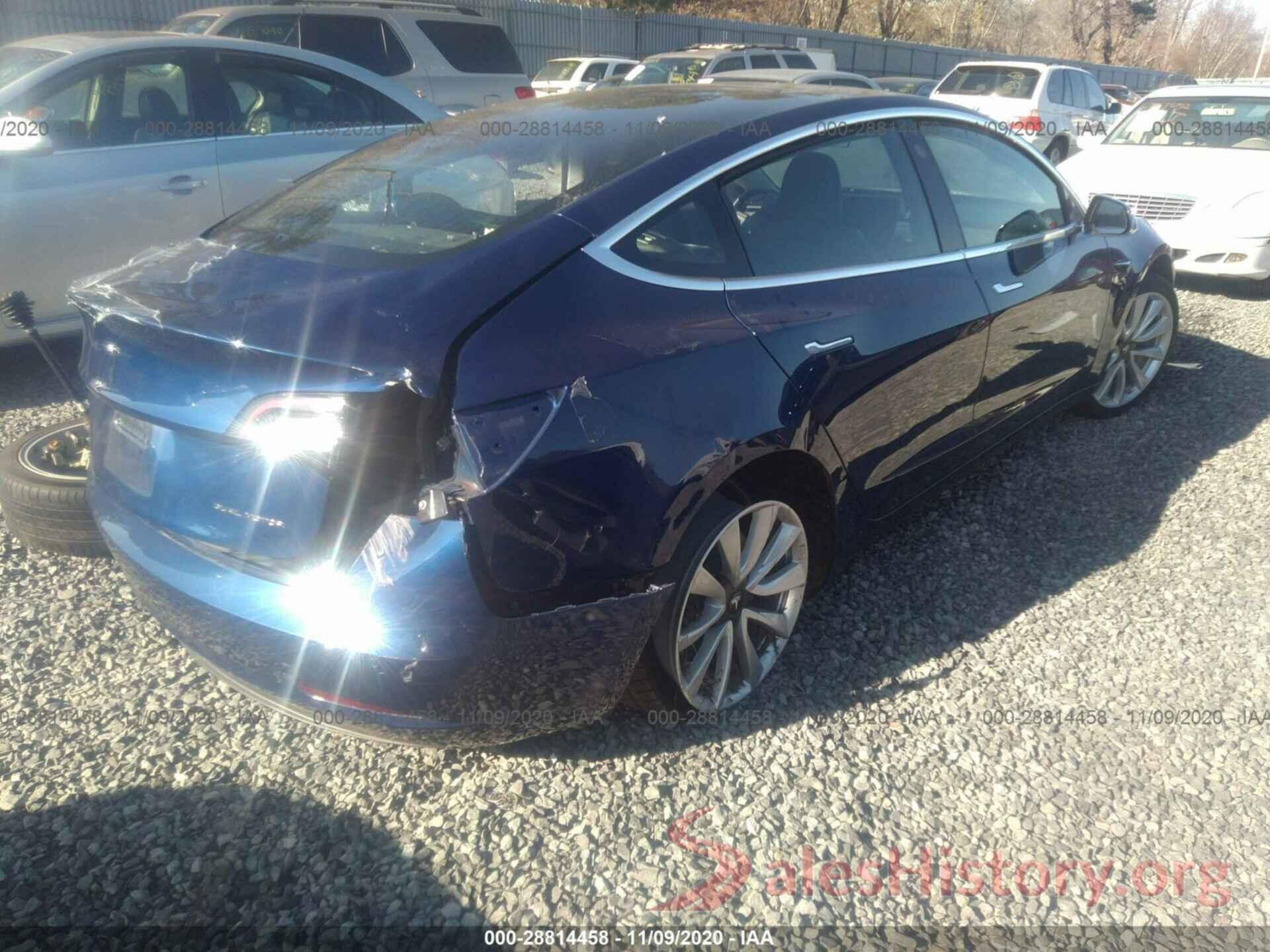 5YJ3E1EB7KF194139 2019 TESLA MODEL 3