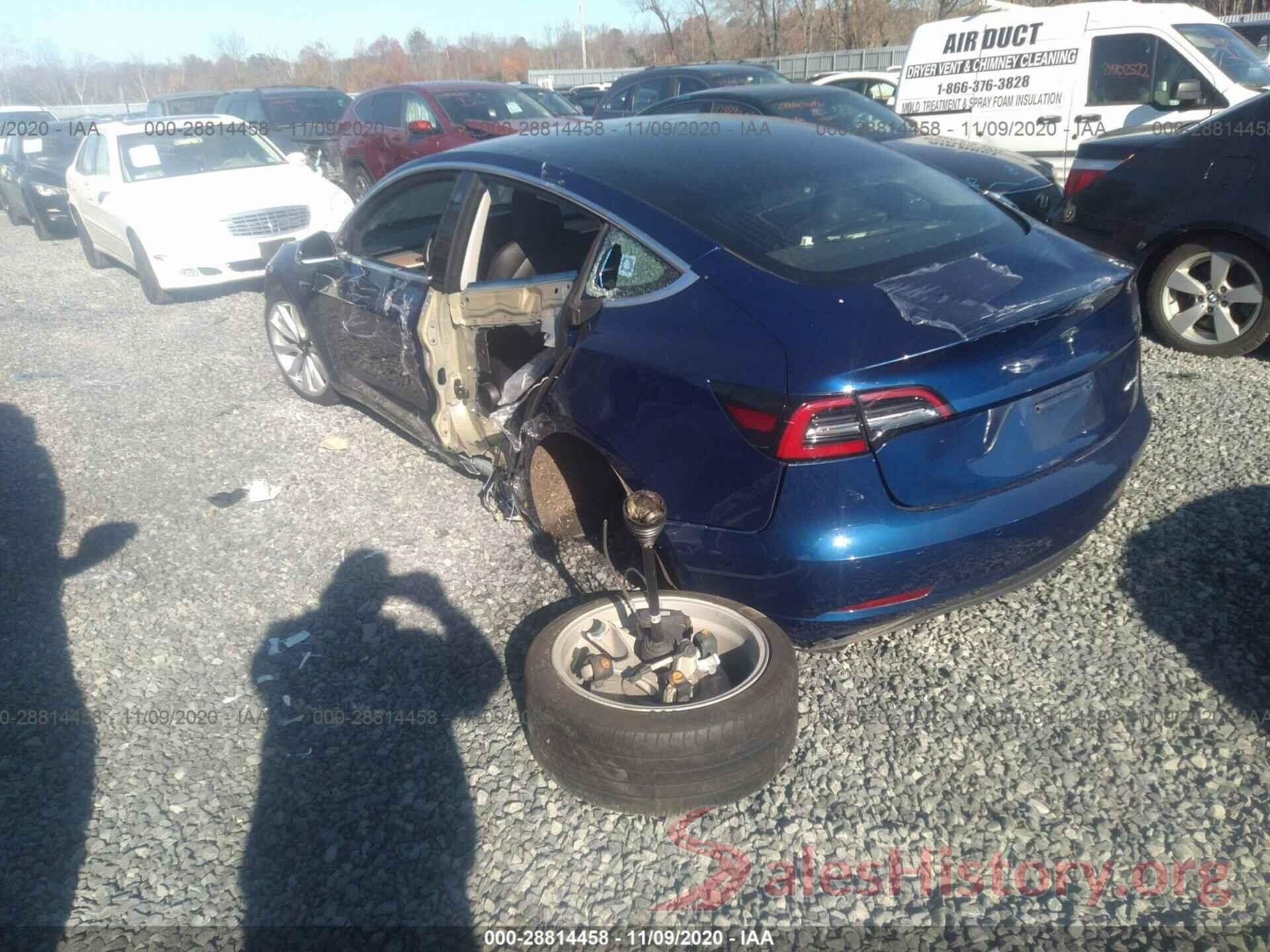 5YJ3E1EB7KF194139 2019 TESLA MODEL 3