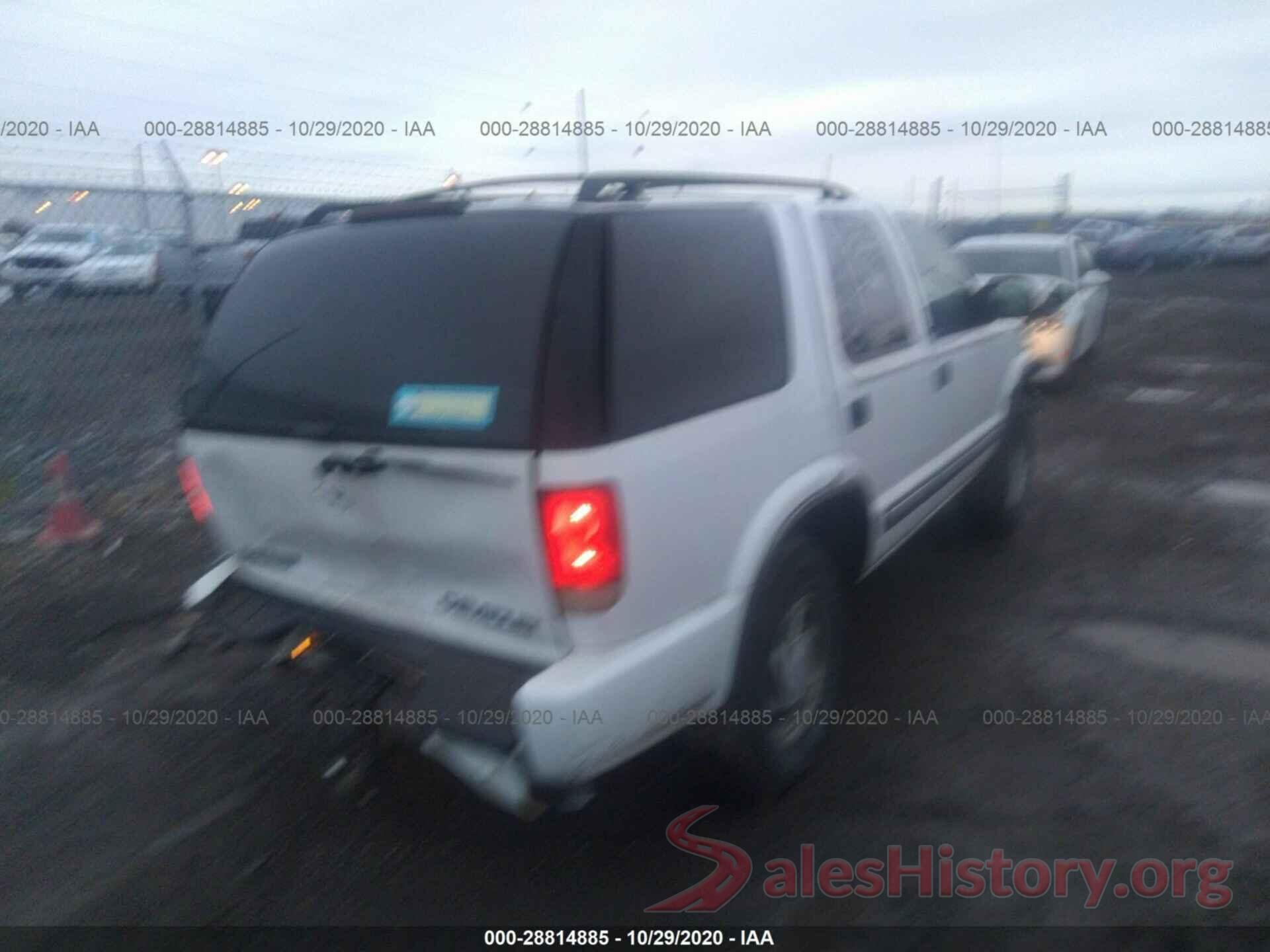 1GNDT13W61K224689 2001 CHEVROLET BLAZER