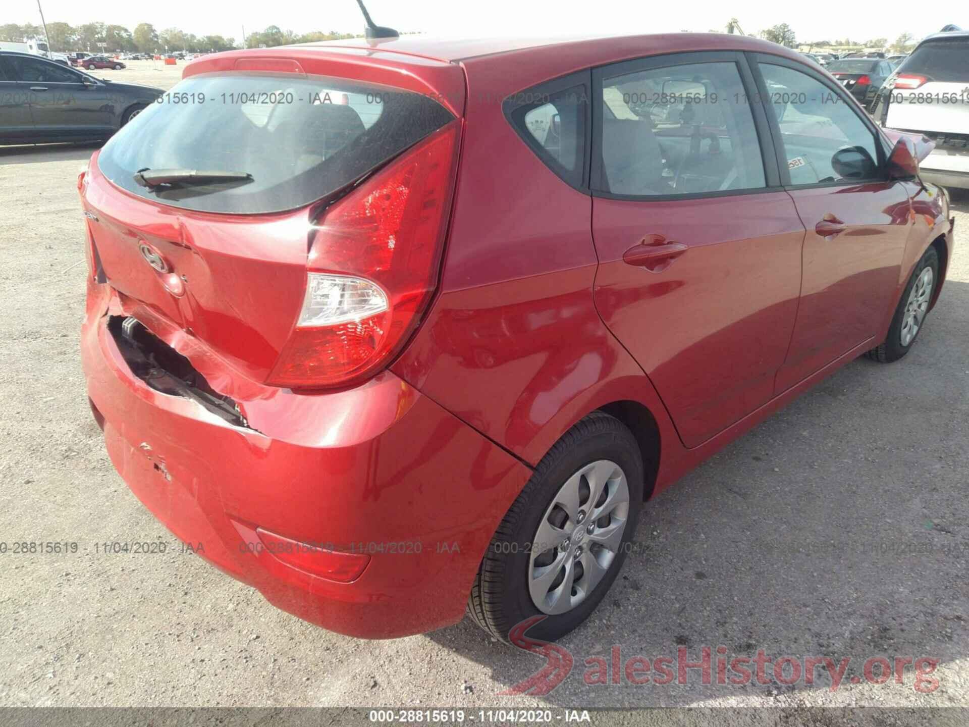 KMHCT5AE7HU299806 2017 HYUNDAI ACCENT