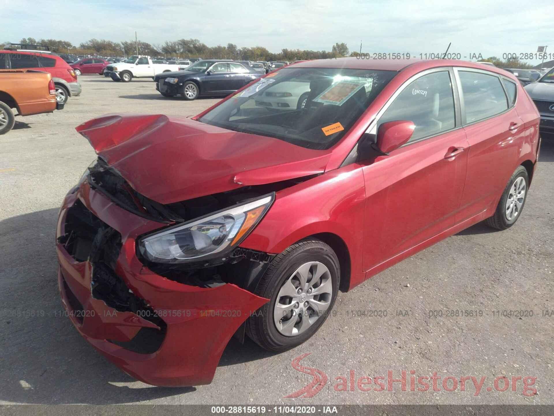 KMHCT5AE7HU299806 2017 HYUNDAI ACCENT