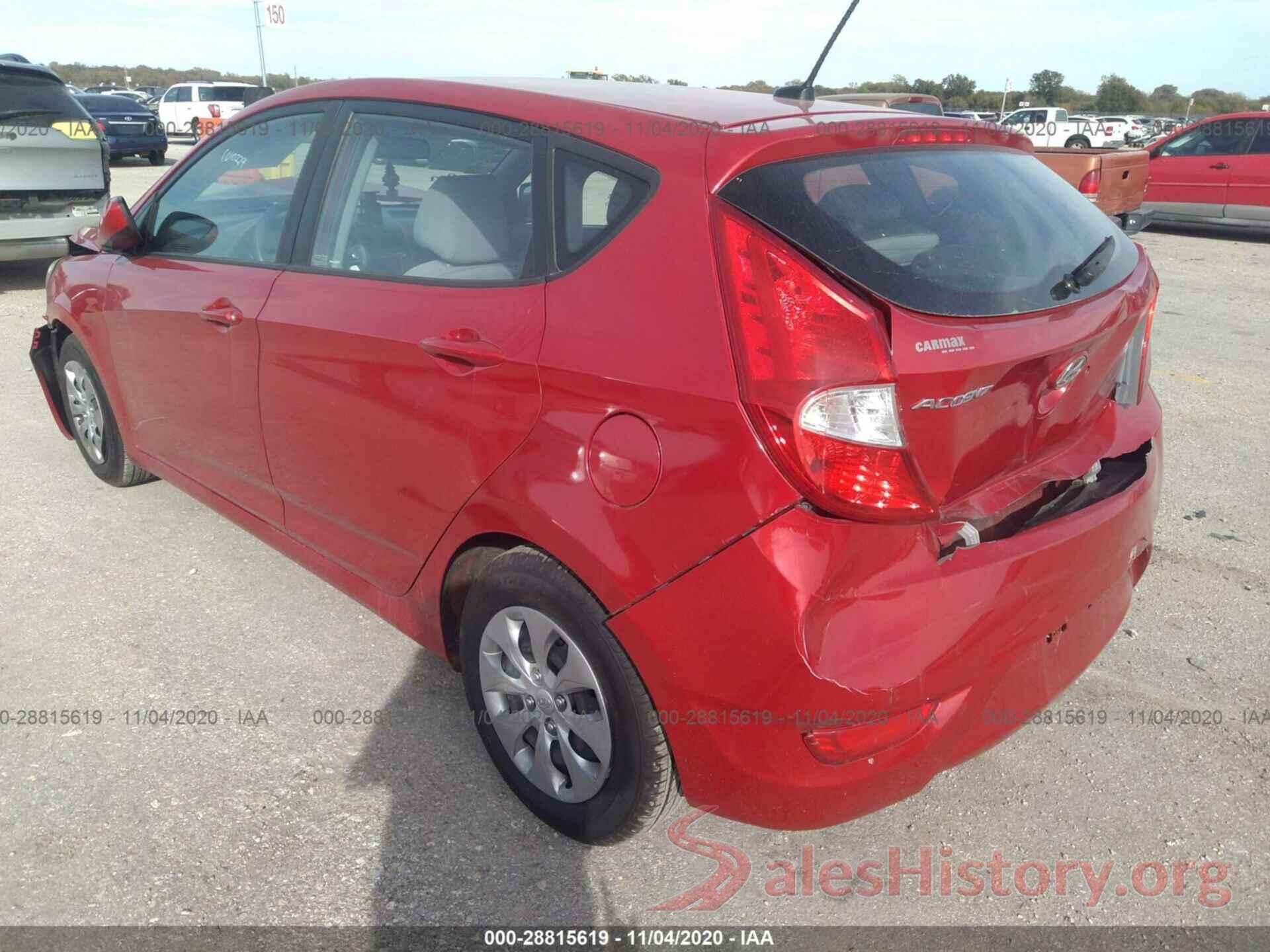 KMHCT5AE7HU299806 2017 HYUNDAI ACCENT