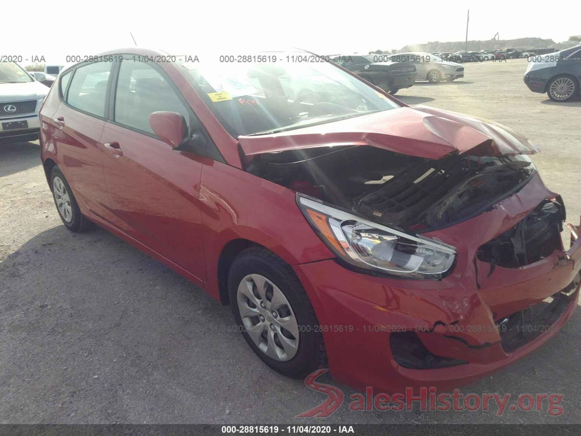 KMHCT5AE7HU299806 2017 HYUNDAI ACCENT