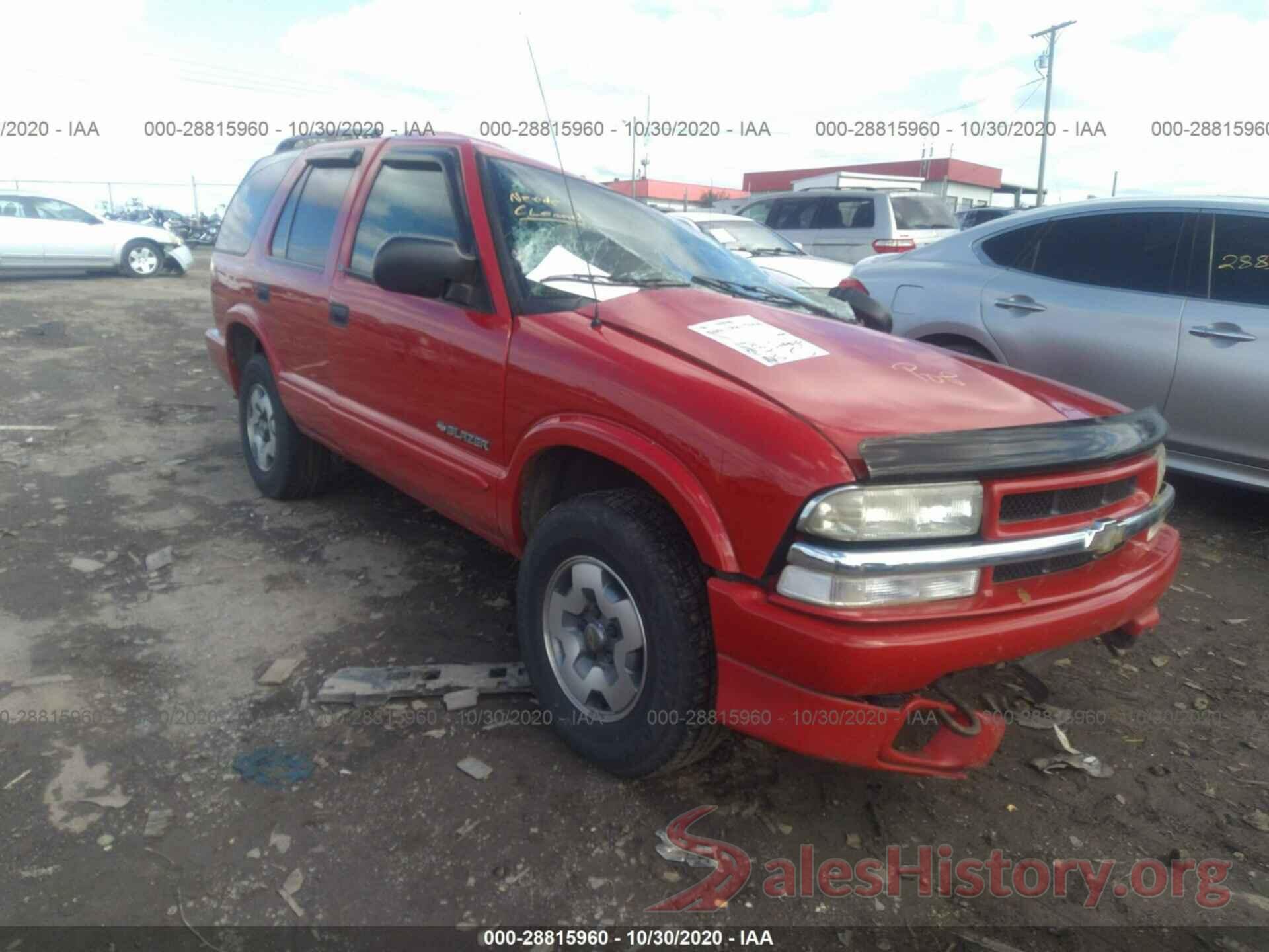 1GNDT13X13K179155 2003 CHEVROLET BLAZER