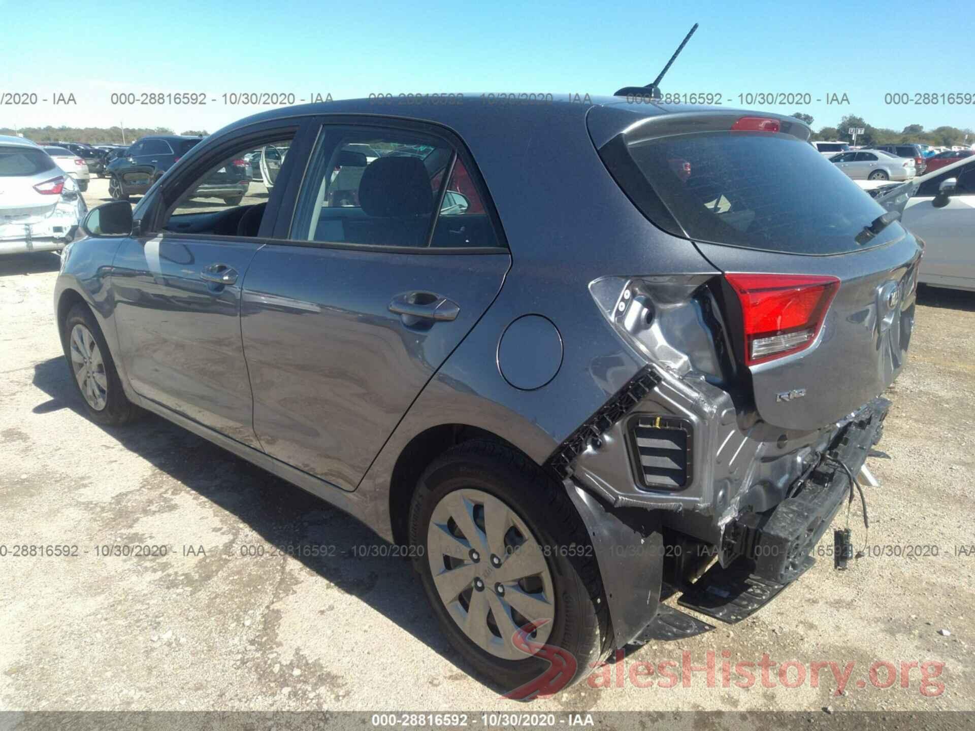 3KPA25AD2LE347533 2020 KIA RIO 5-DOOR