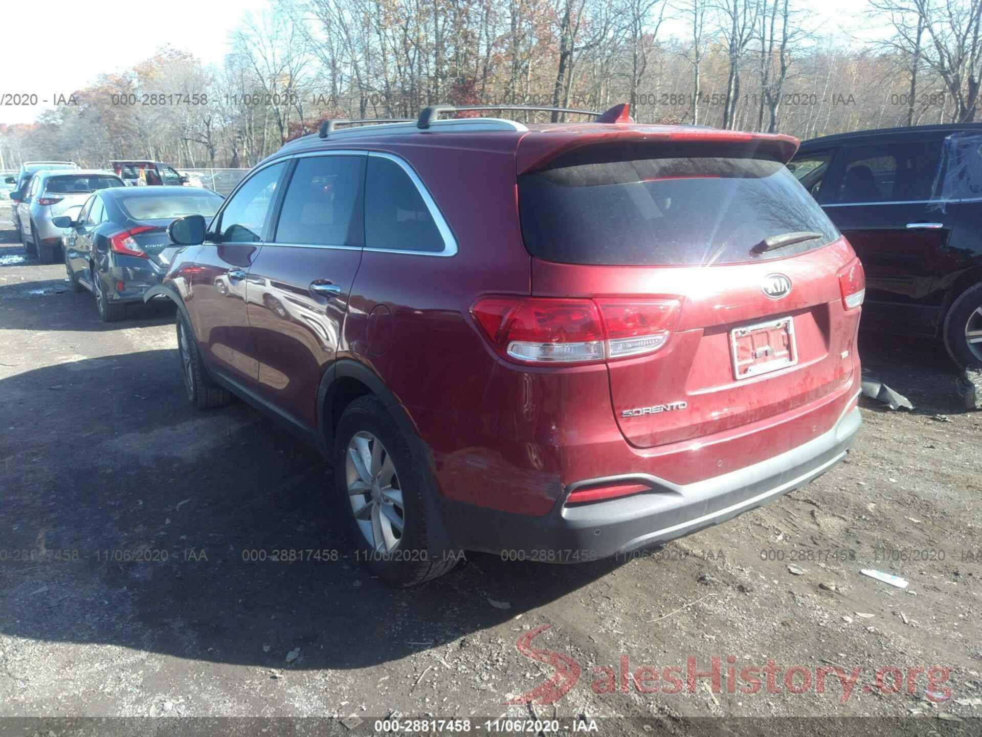 5XYPG4A38GG138657 2016 KIA SORENTO