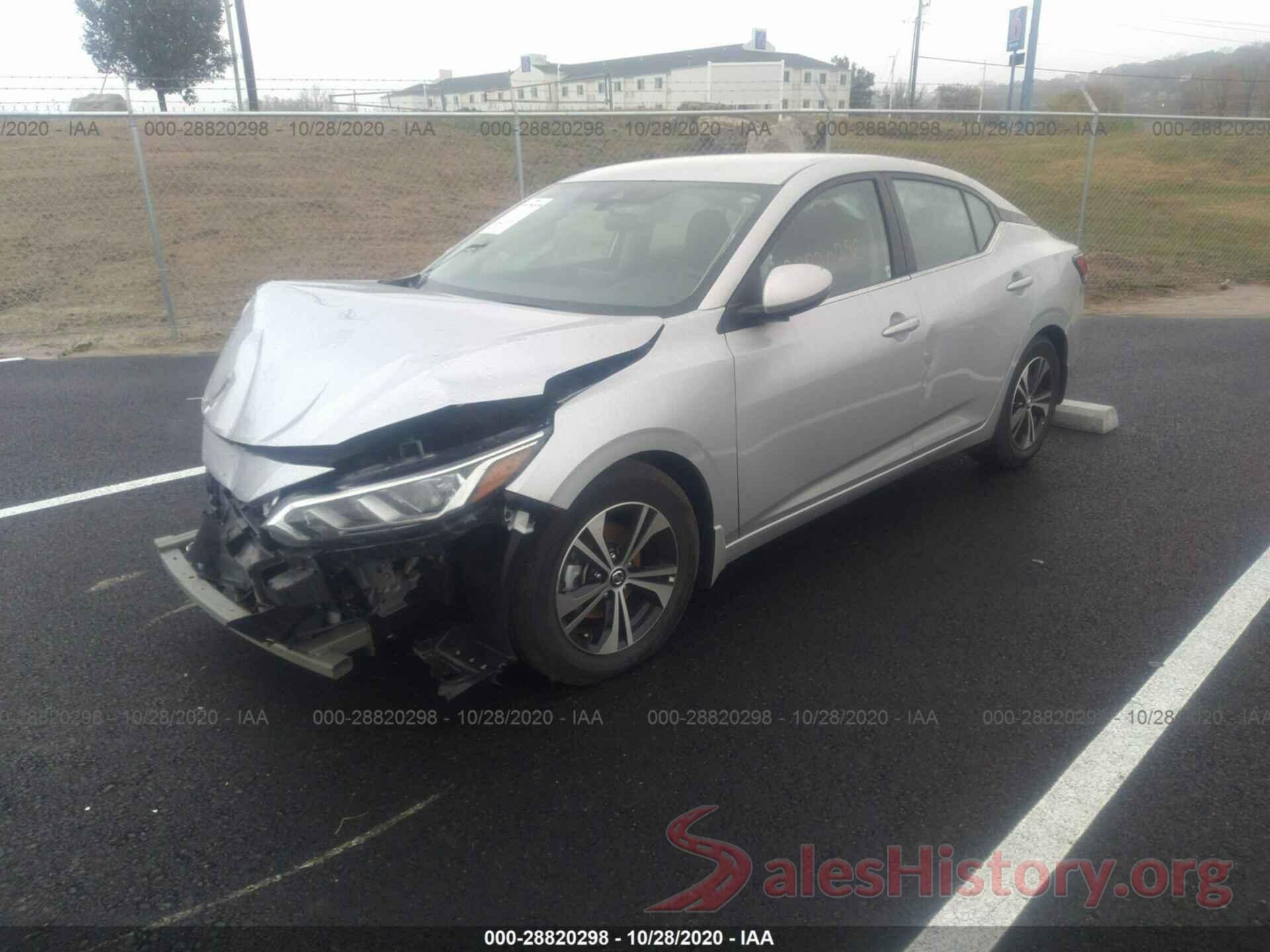 3N1AB8CV4LY211784 2020 NISSAN SENTRA