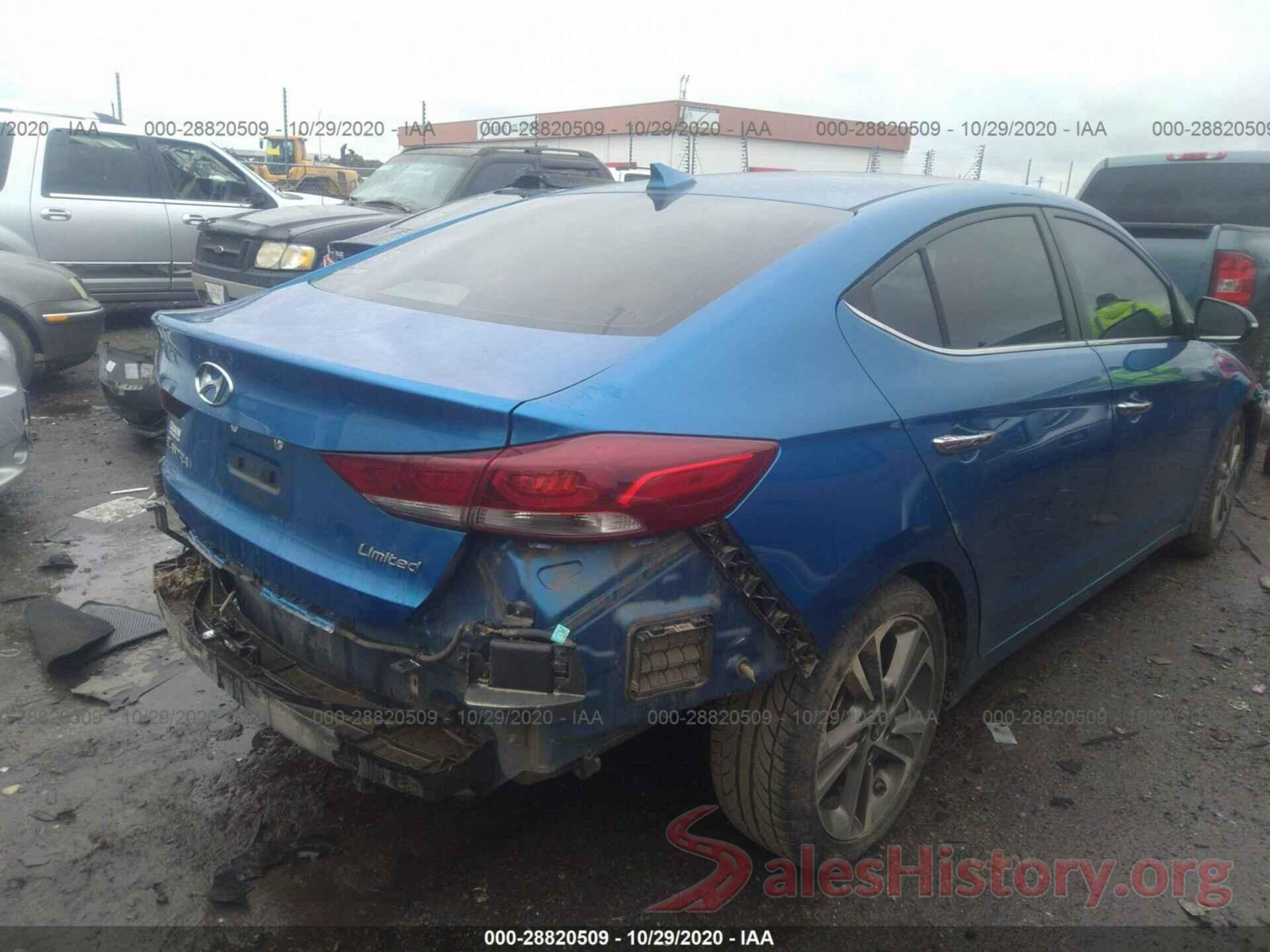 5NPD84LF7HH188189 2017 HYUNDAI ELANTRA