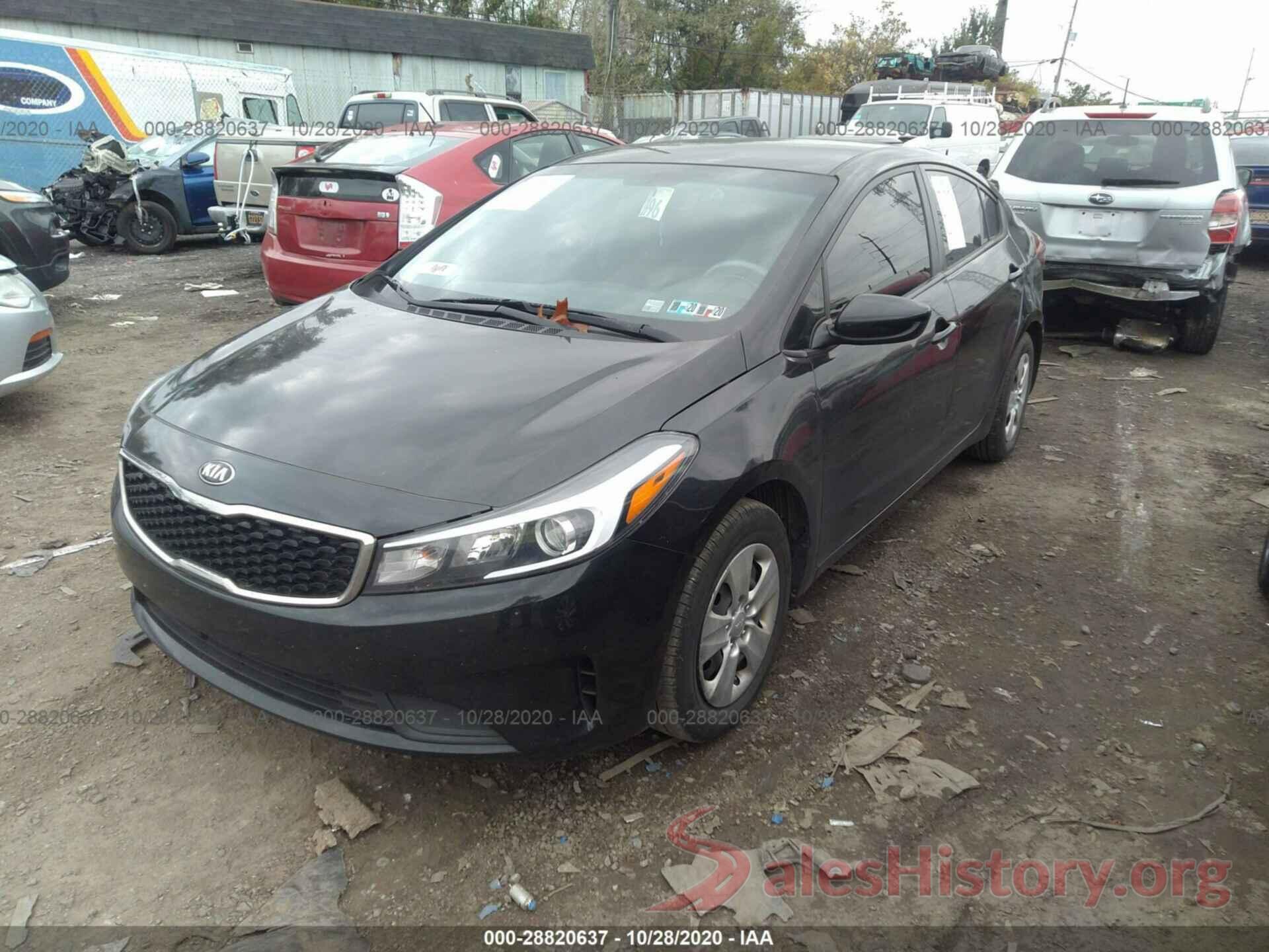 3KPFK4A71HE109710 2017 KIA FORTE