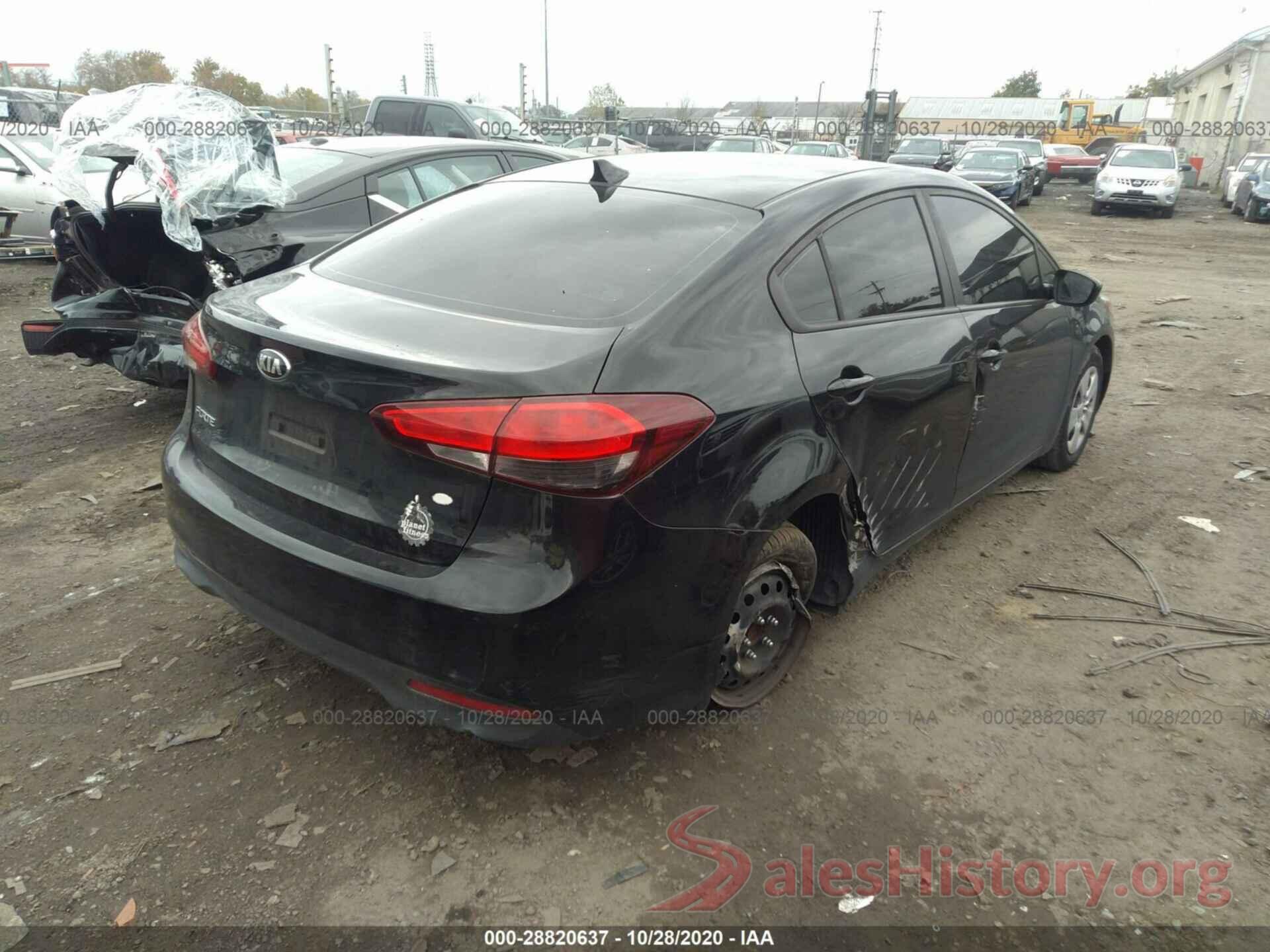 3KPFK4A71HE109710 2017 KIA FORTE