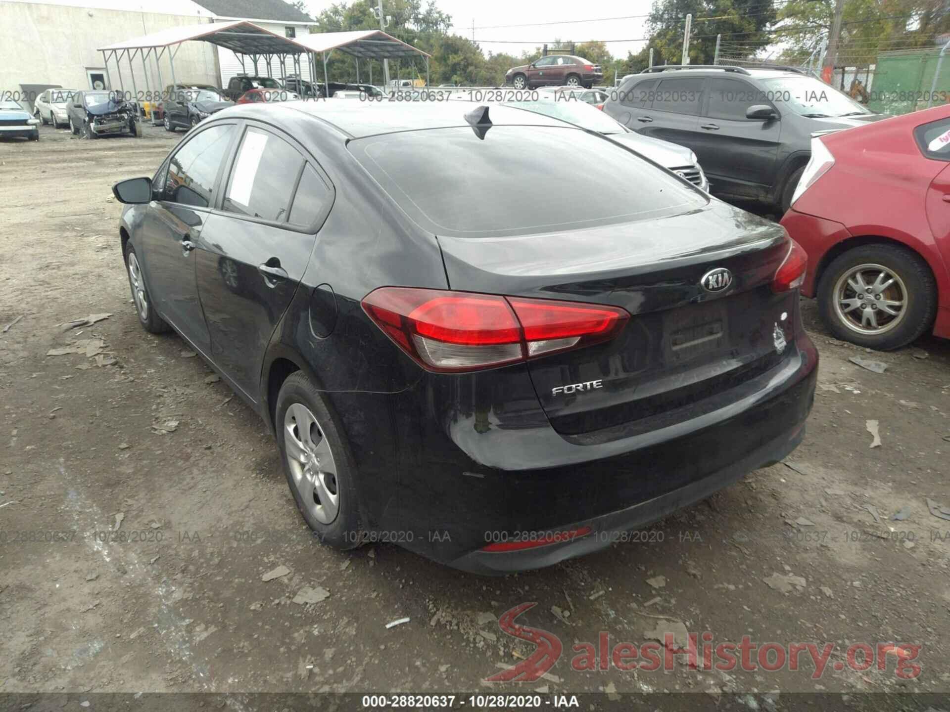 3KPFK4A71HE109710 2017 KIA FORTE