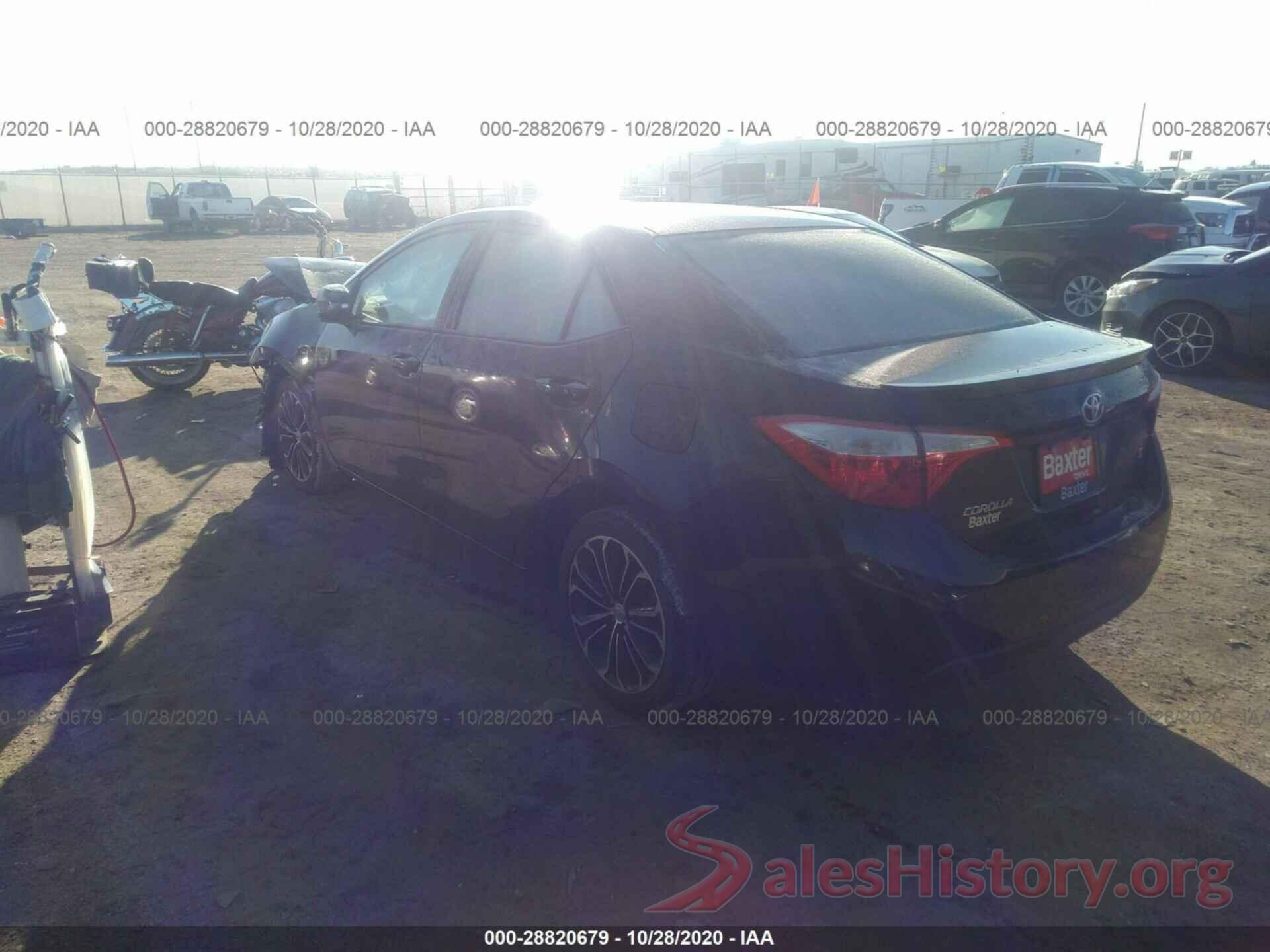 5YFBURHE1GP560109 2016 TOYOTA COROLLA