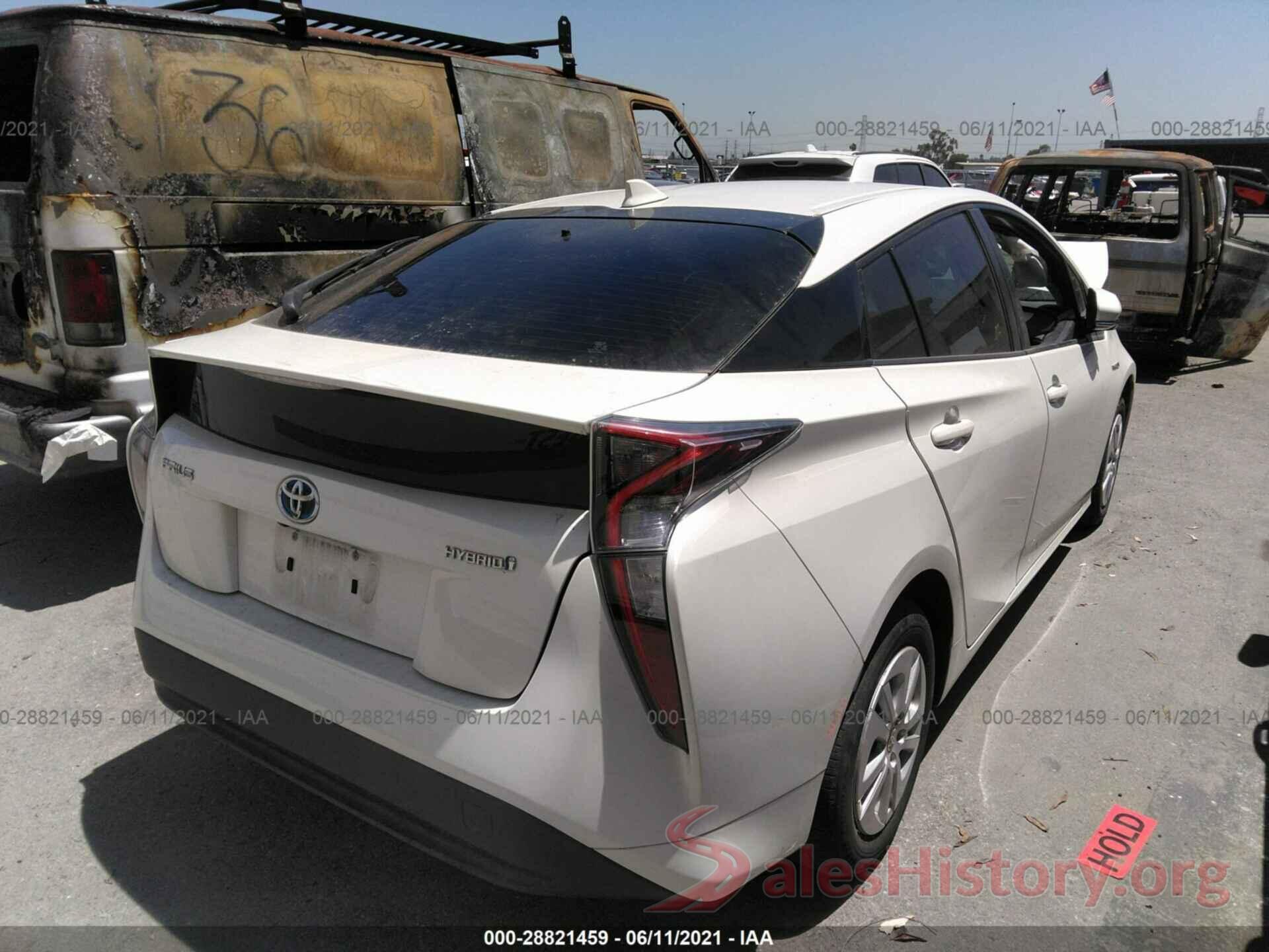 JTDKBRFU3H3031125 2017 TOYOTA PRIUS