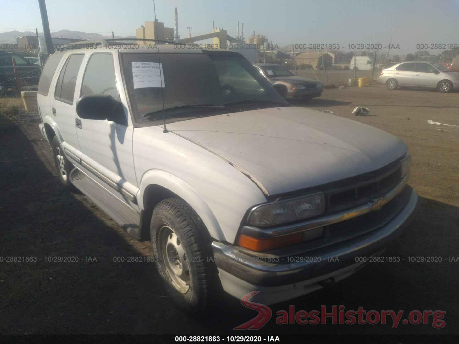 1GNDT13W112194789 2001 CHEVROLET BLAZER