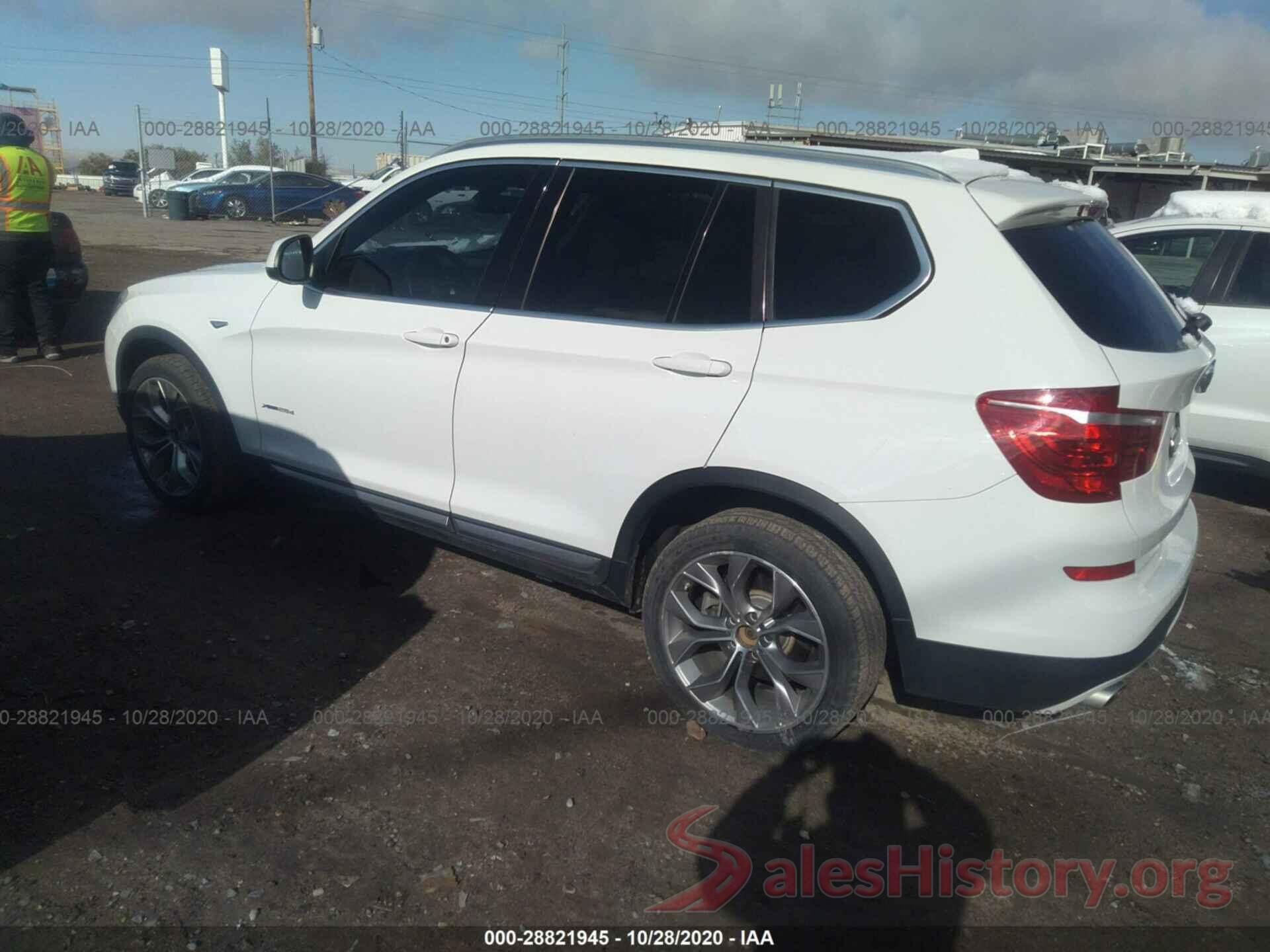 5UXWY3C58G0N87181 2016 BMW X3