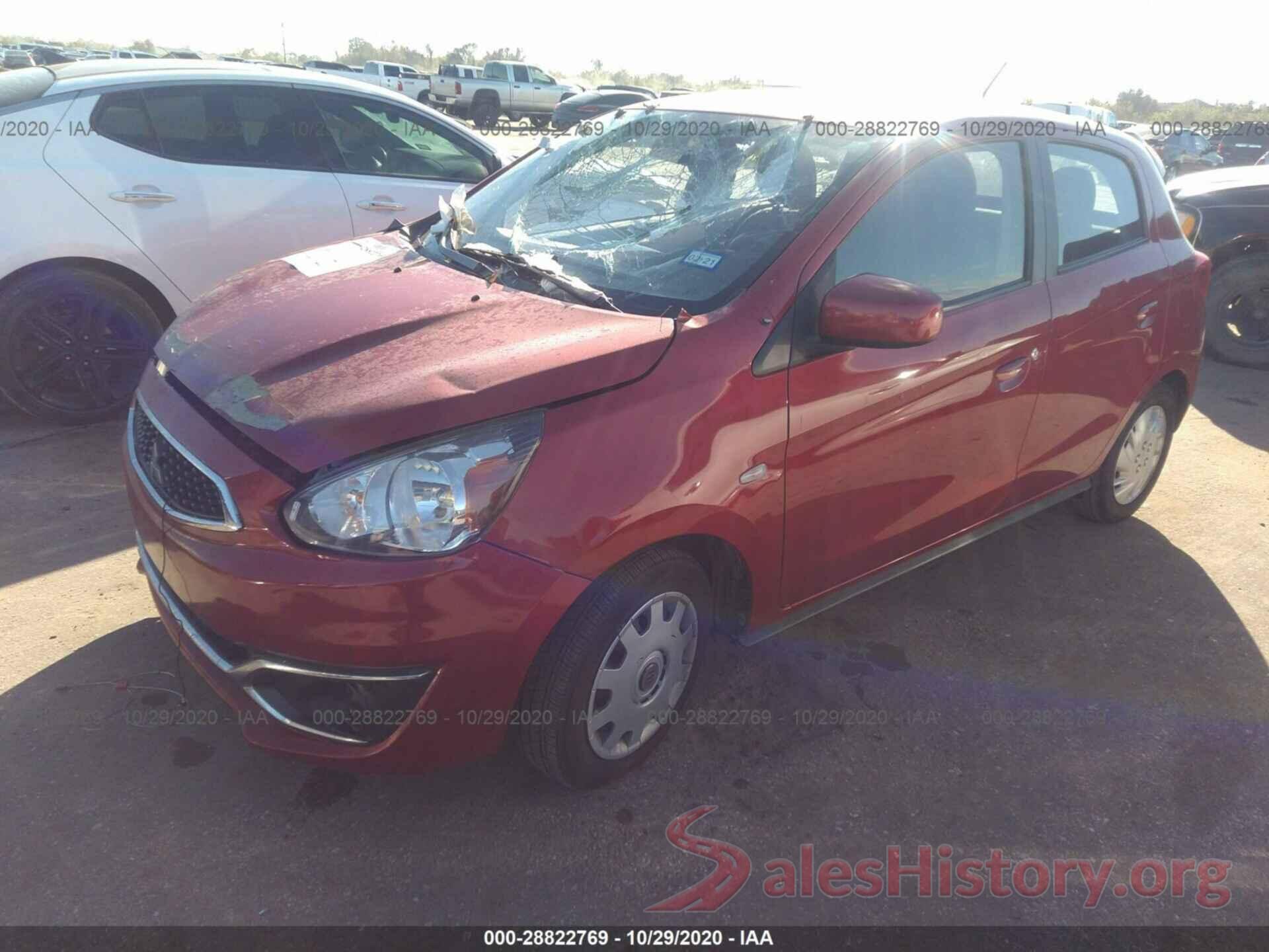 ML32A3HJ2HH002529 2017 MITSUBISHI MIRAGE