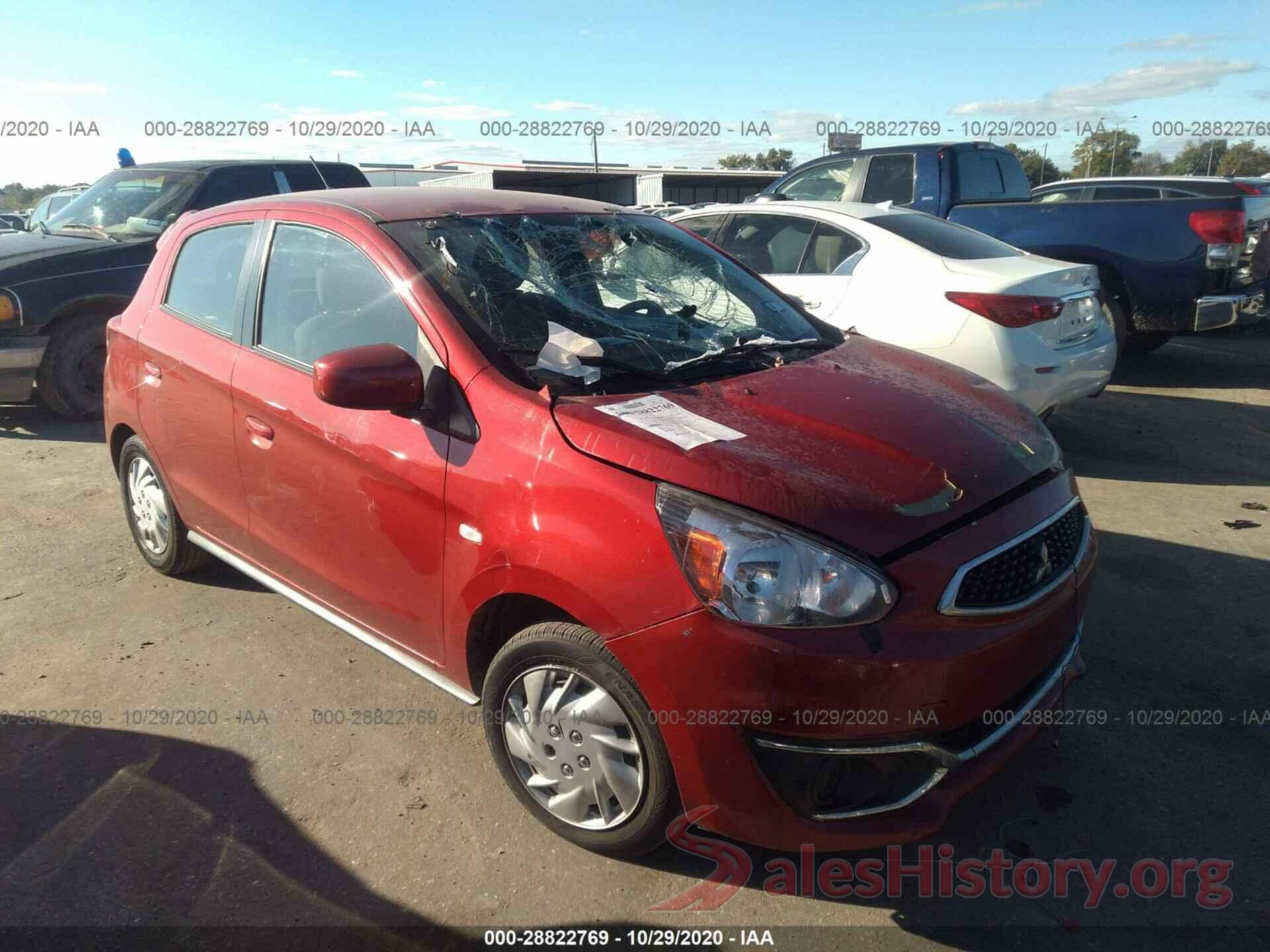 ML32A3HJ2HH002529 2017 MITSUBISHI MIRAGE