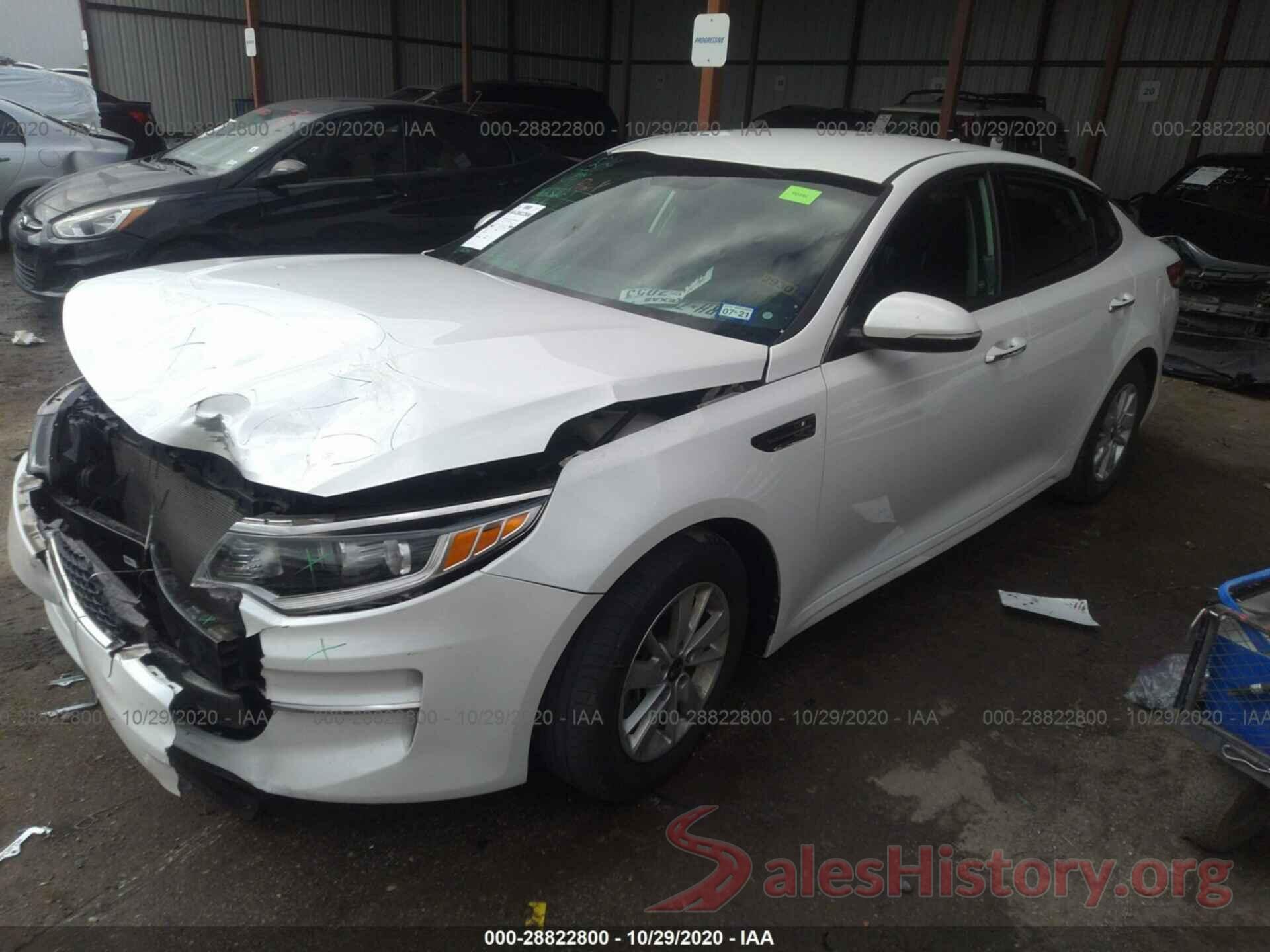 KNAGT4L36G5103629 2016 KIA OPTIMA