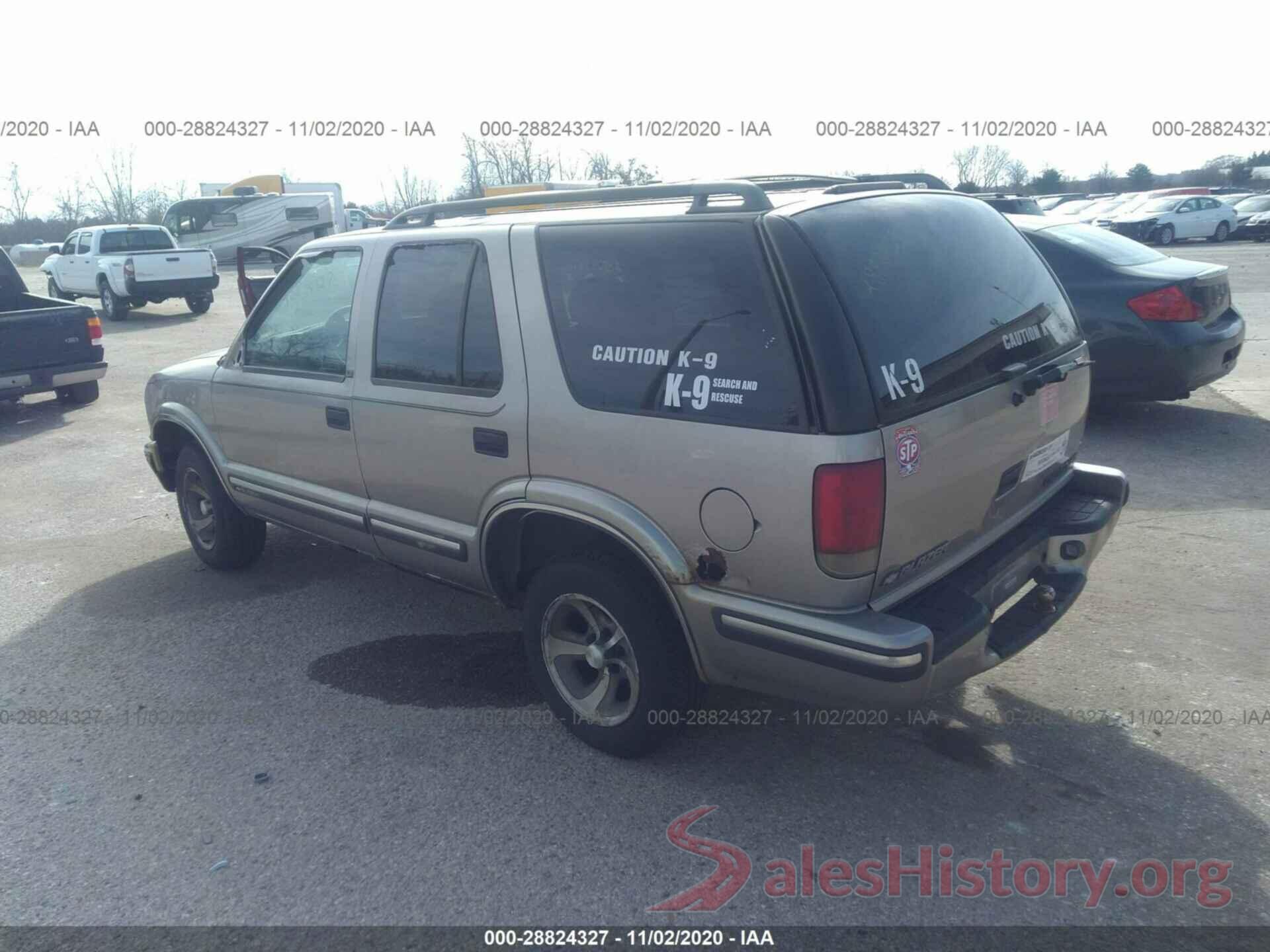 1GNCS13W6W2237836 1998 CHEVROLET BLAZER