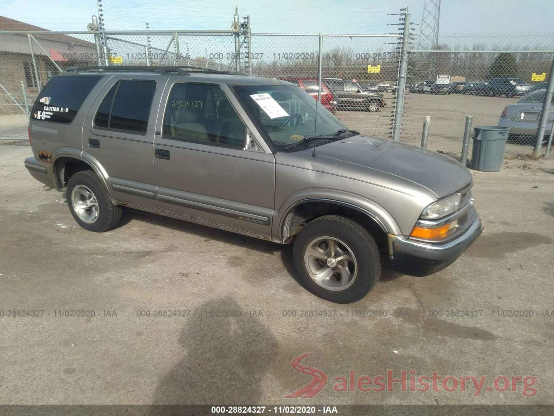 1GNCS13W6W2237836 1998 CHEVROLET BLAZER